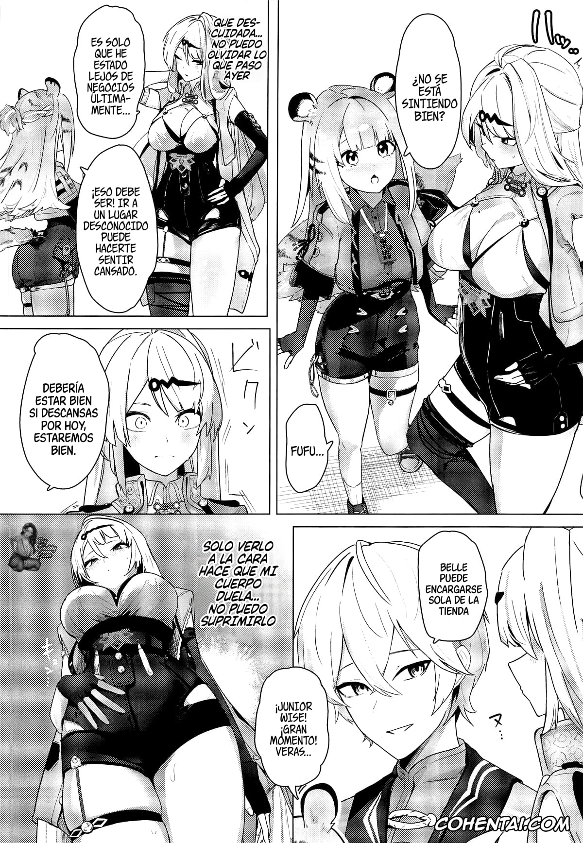 Zenless Zone Zero hentai, Wise hentai, Yixuan hentai, Muchimoumai, Satoki o Kurau (Zenless Zone Zero), pagina 9