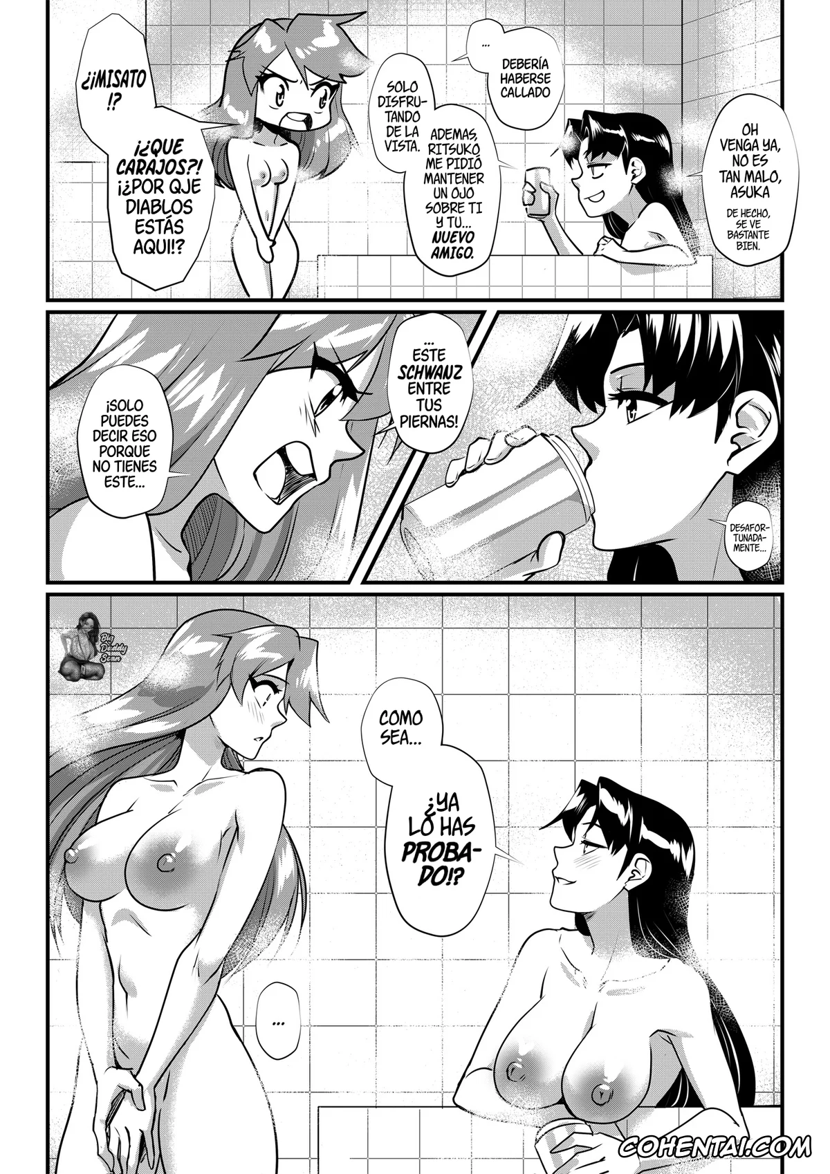 Neon Genesis Evangelion porno, Asuka Langley Soryu porno, Hikari Horaki porno, Misato Katsuragi porno, Neon Genital Evangelion: Asuka Strikes!? (Neon Genesis Evangelion), pagina 11