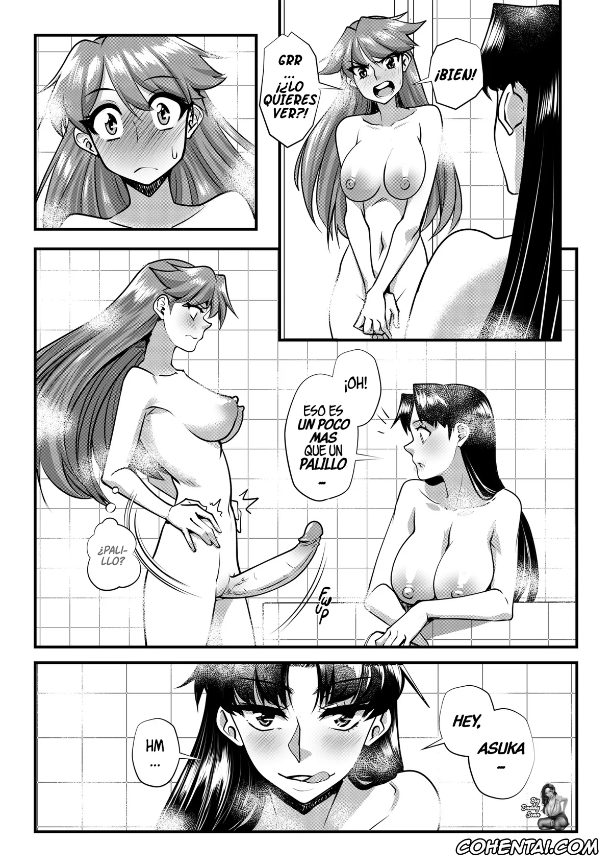 Neon Genesis Evangelion hentai, Asuka Langley Soryu hentai, Hikari Horaki hentai, Misato Katsuragi hentai, Neon Genital Evangelion: Asuka Strikes!? (Neon Genesis Evangelion), pagina 12