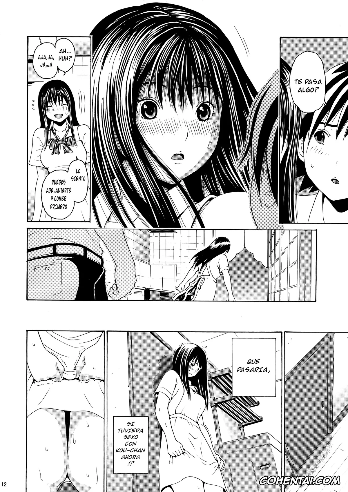 Ane Doki hentai, Kouta Ochiai hentai, Natsuki Hagiwara hentai, Seventeen Vol.2 (Ane Doki), pagina 12