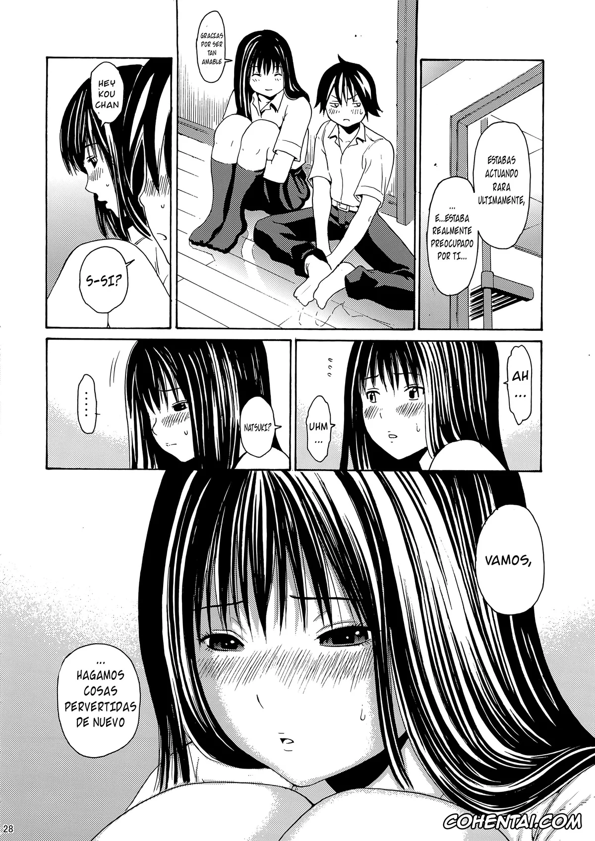 Ane Doki xxx, Kouta Ochiai xxx, Natsuki Hagiwara xxx, Seventeen Vol.2 (Ane Doki), pagina 28