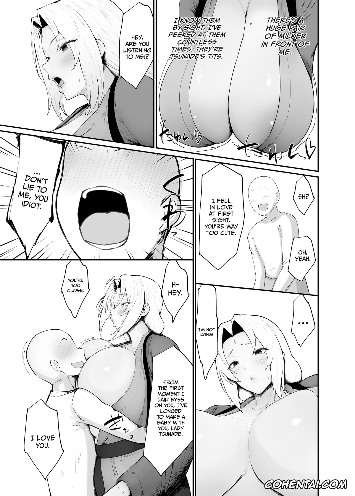 NARUTO porno, Tsunade porno, Choroi Kunoichi ni Shiborareru Hanashi (Naruto), pagina 5