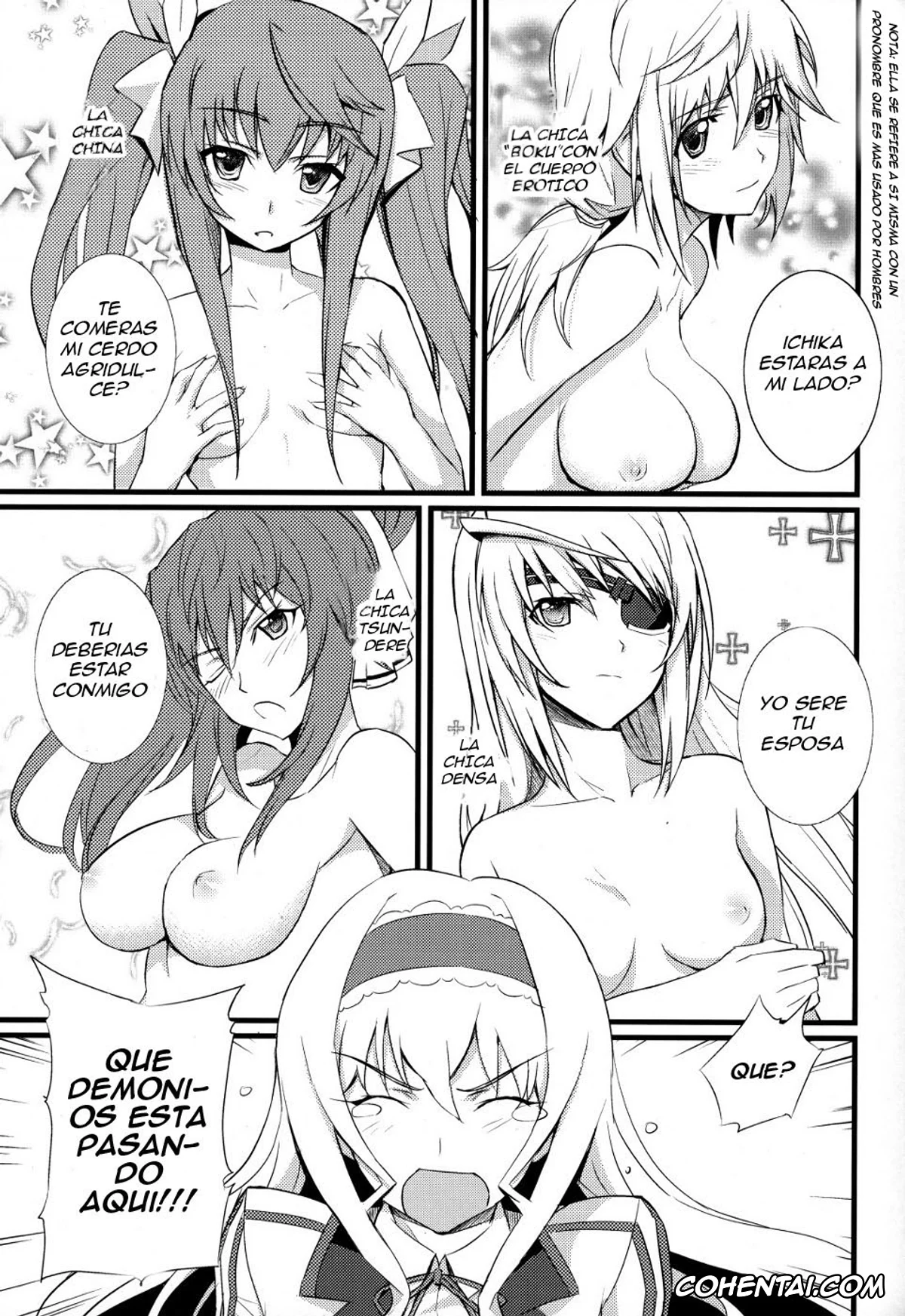 Infinite Stratos porno, Cecilia Alcott porno, Ichika Orimura porno, Cecilia no Yuuutsu (Infinite Stratos), pagina 2