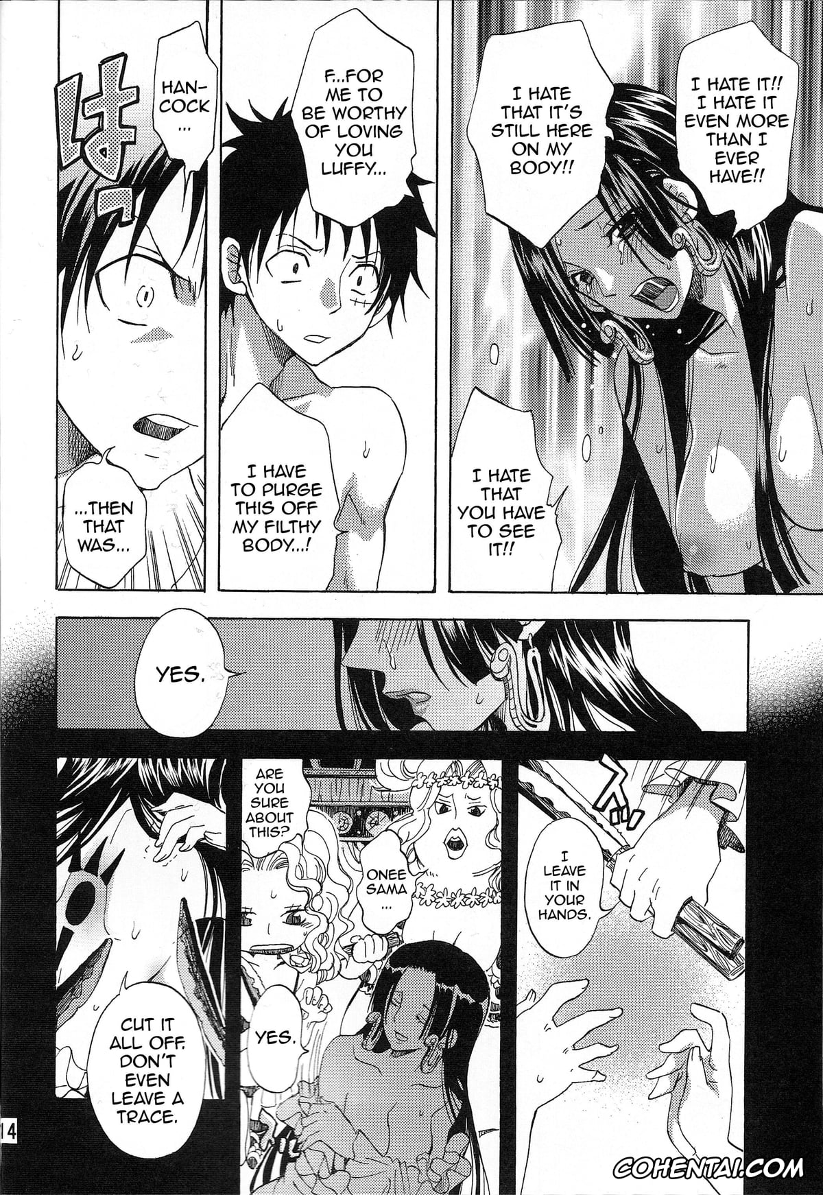 One Piece xxx, Boa Hancock xxx, Monkey D. Luffy xxx, Heart Blossom (One Piece), pagina 13