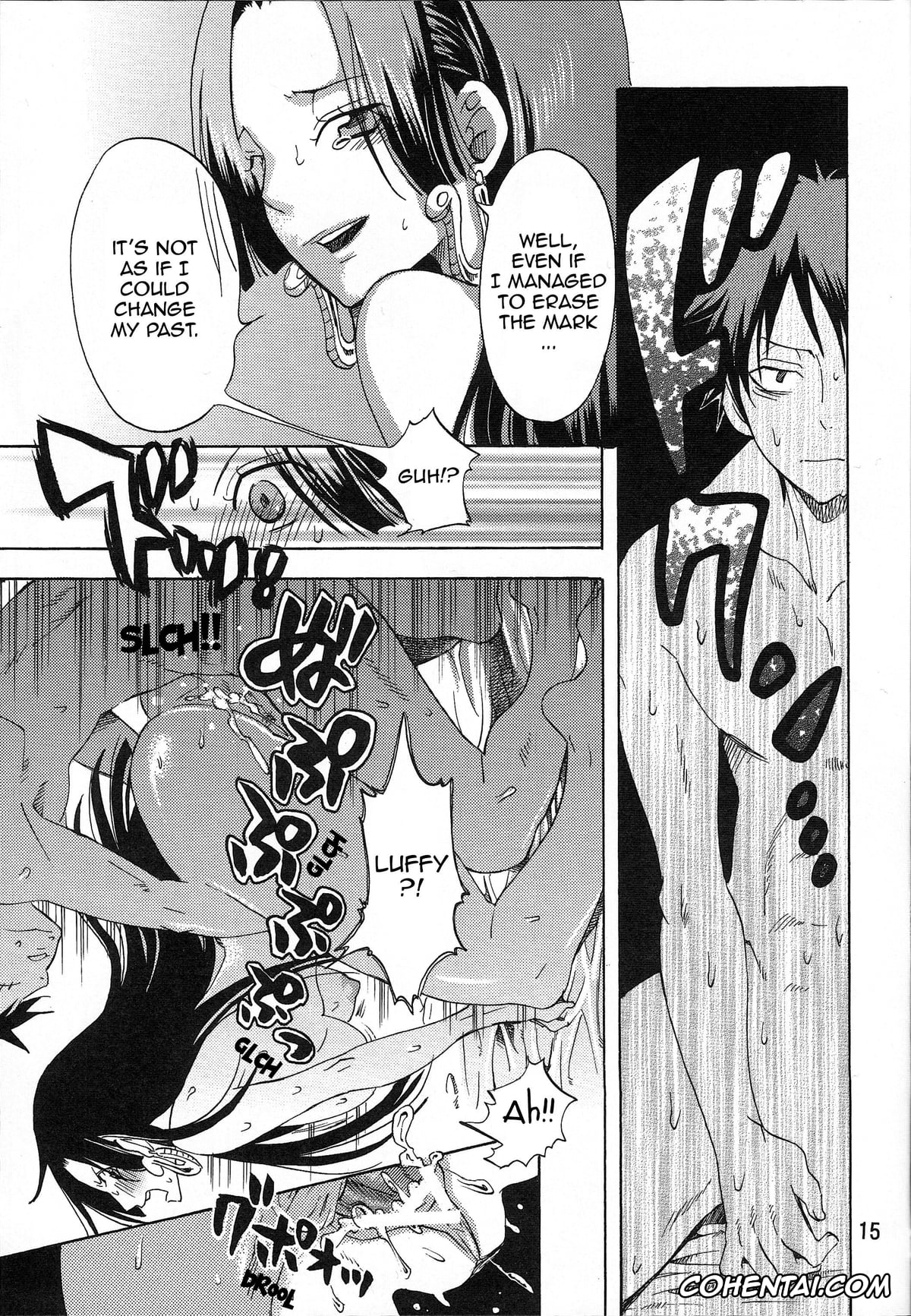 One Piece porno, Boa Hancock porno, Monkey D. Luffy porno, Heart Blossom (One Piece), pagina 14