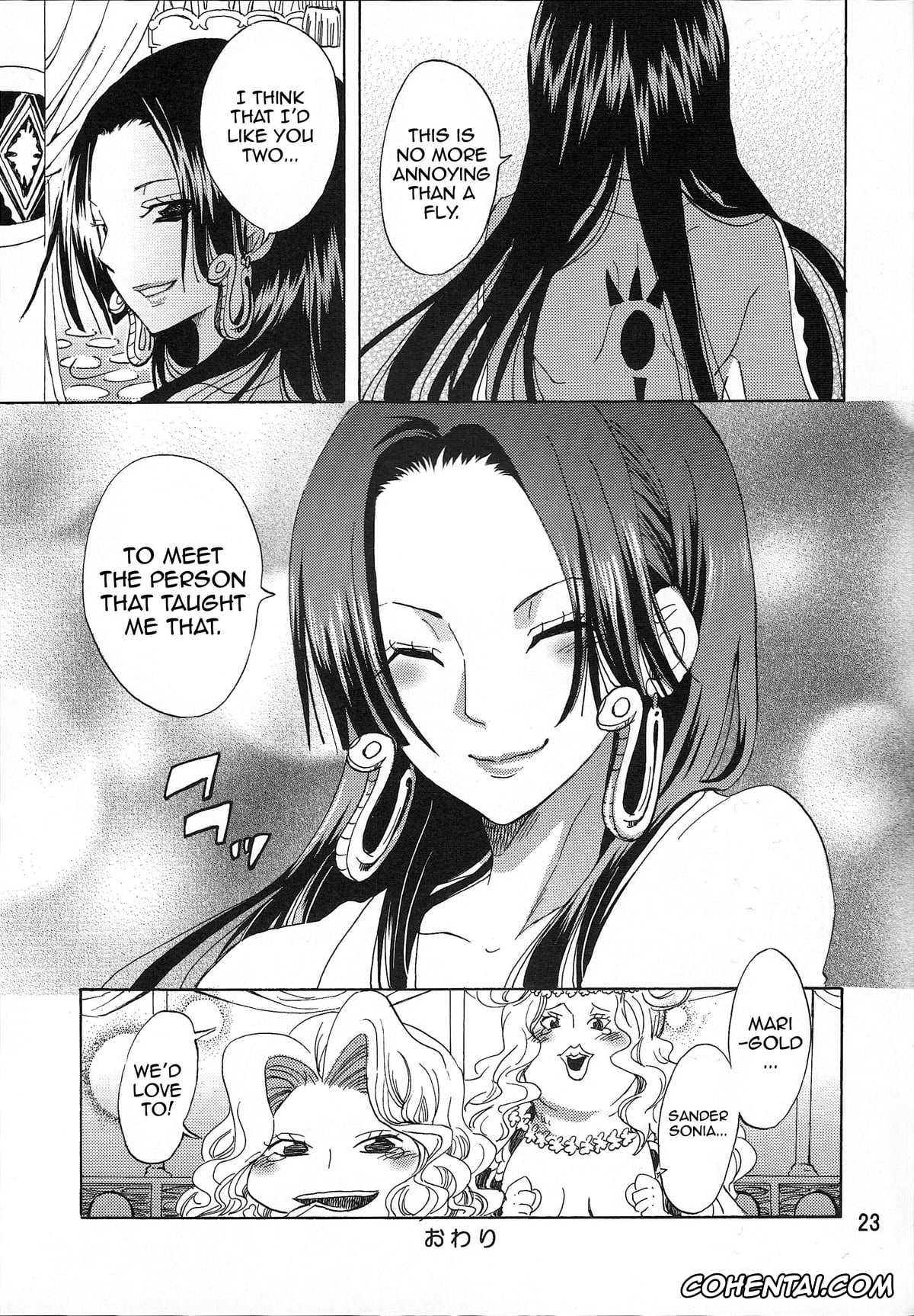 One Piece xxx, Boa Hancock xxx, Monkey D. Luffy xxx, Heart Blossom (One Piece), pagina 22