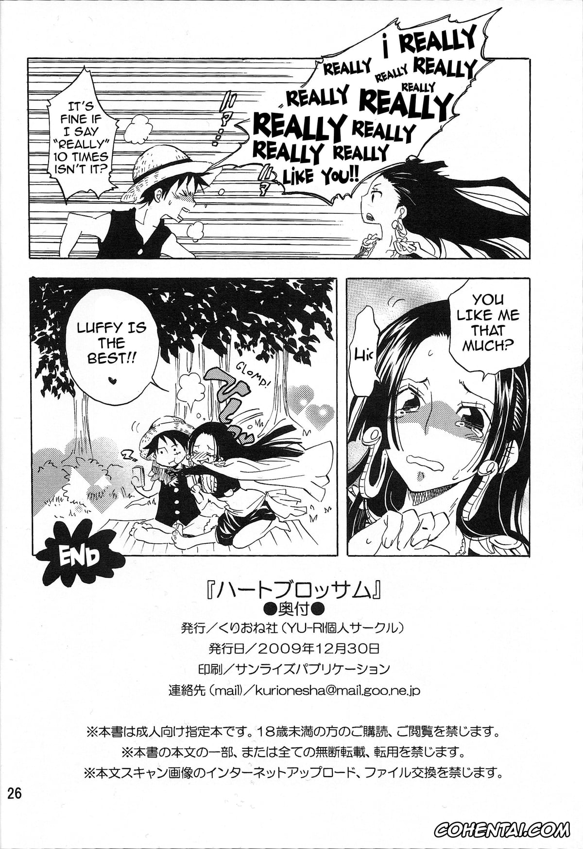 One Piece xxx, Boa Hancock xxx, Monkey D. Luffy xxx, Heart Blossom (One Piece), pagina 25