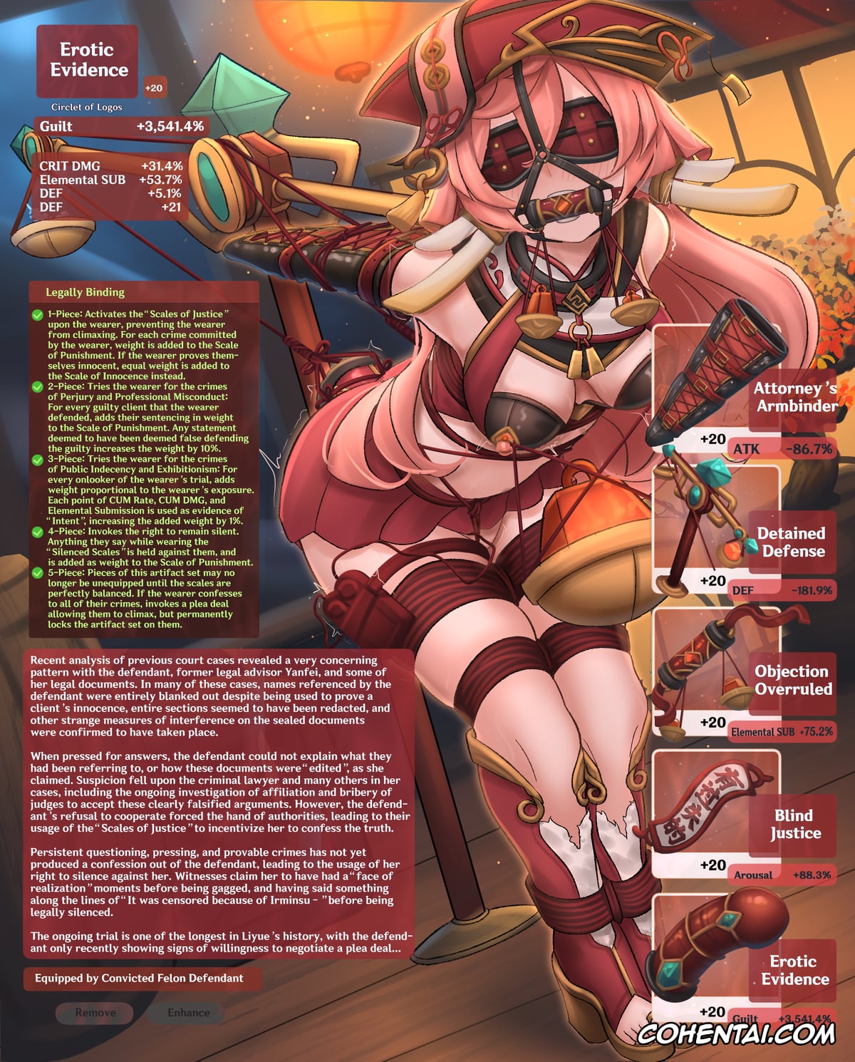 Genshin Impact hentai, Yanfei hentai, Yanfei (Genshin Impact), pagina 24