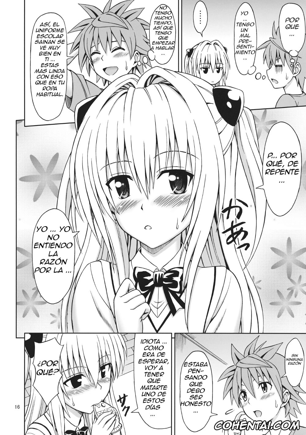 To Love-Ru xxx, Golden Darkness xxx, Momo Velia Deviluke xxx, Rito Yuuki xxx, ToLOVEru TRIP! (To LOVE-Ru Darkness), pagina 16