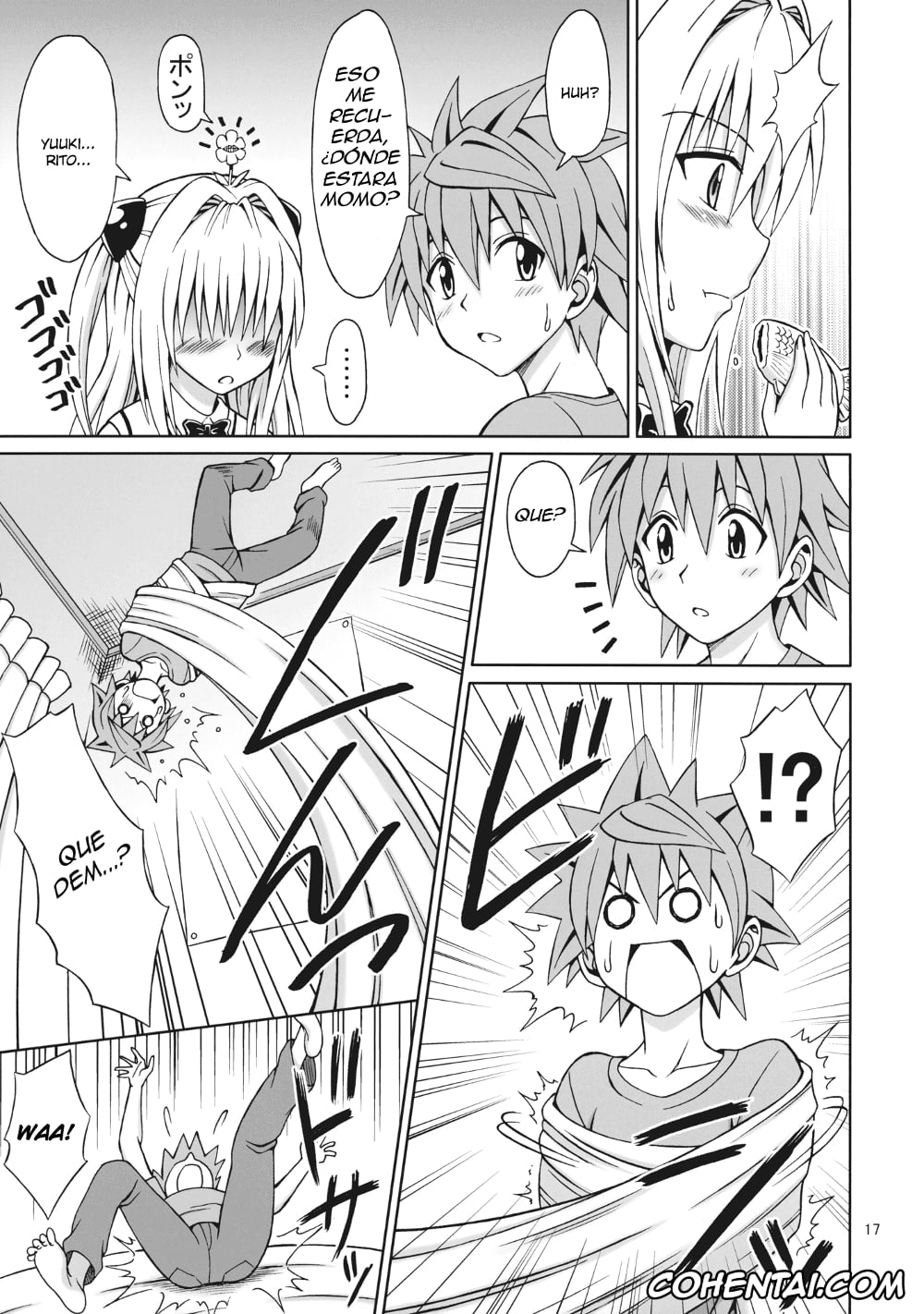 To Love-Ru porno, Golden Darkness porno, Momo Velia Deviluke porno, Rito Yuuki porno, ToLOVEru TRIP! (To LOVE-Ru Darkness), pagina 17