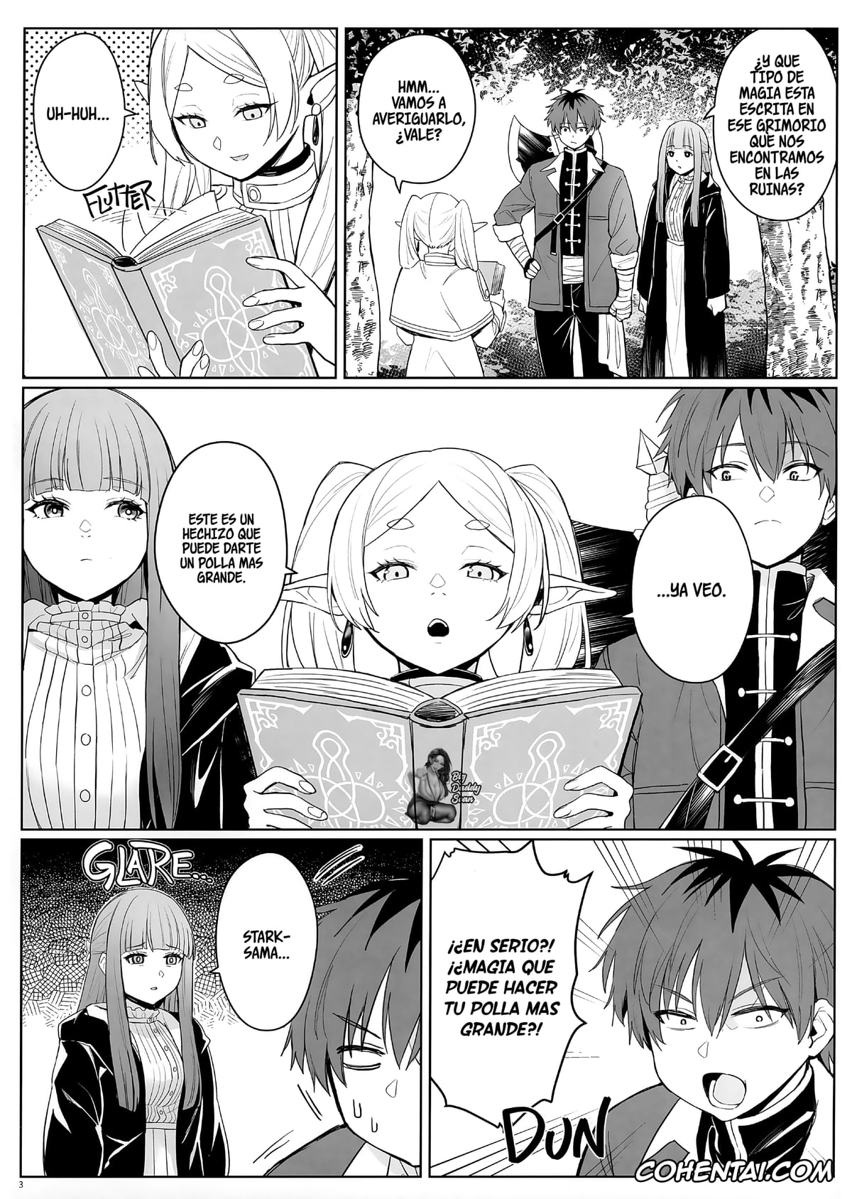 Sousou No Frieren | Frieren Beyond Journeys End xxx, Fern xxx, Frieren xxx, Stark xxx, Chinchin ga Ookiku Naru Mahou (Sousou no Frieren), pagina 4