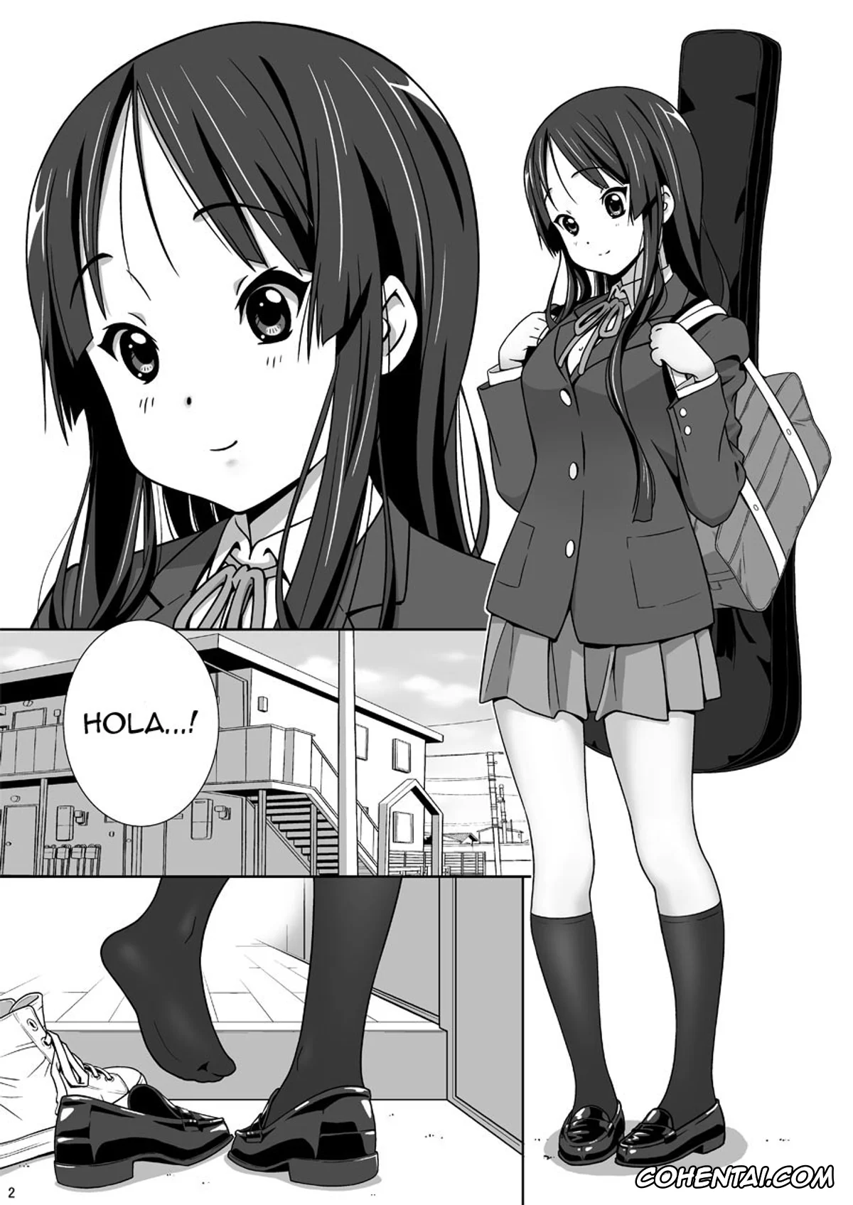 K-ON! hentai, Mio Akiyama hentai, M-ON (K-ON!), pagina 3