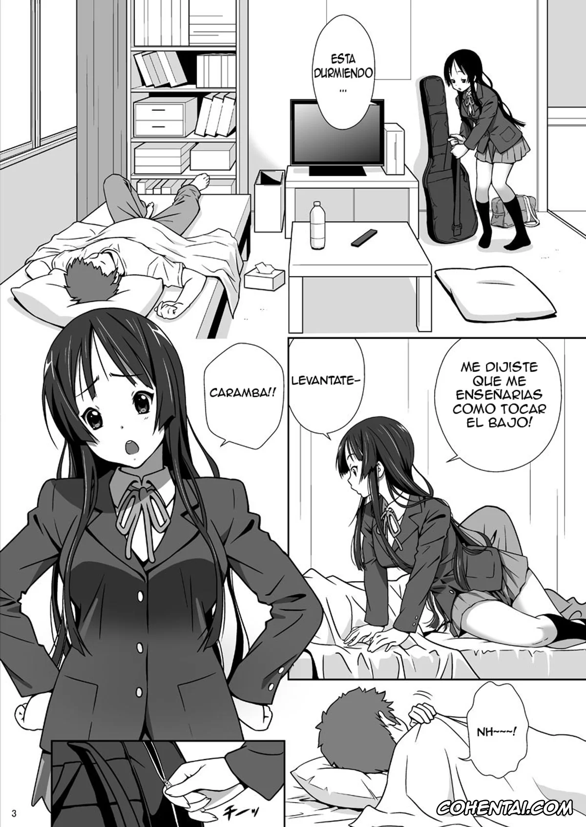 K-ON! xxx, Mio Akiyama xxx, M-ON (K-ON!), pagina 4