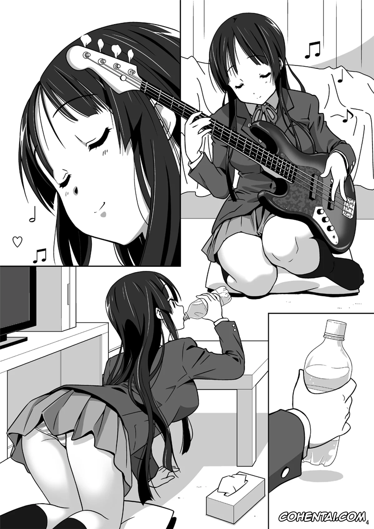 K-ON! porno, Mio Akiyama porno, M-ON (K-ON!), pagina 5