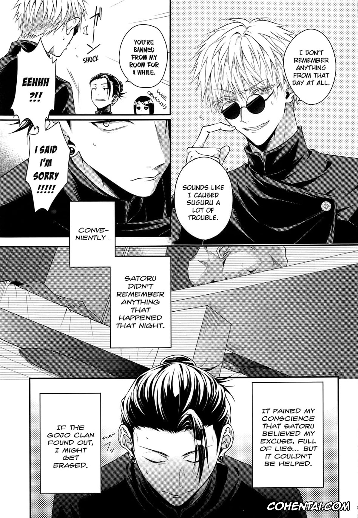 Jujutsu Kaisen porno, Satoru Gojo porno, Suguru Geto porno, Koi no Saki ni wa Amai Wana (Jujutsu Kaisen), pagina 8