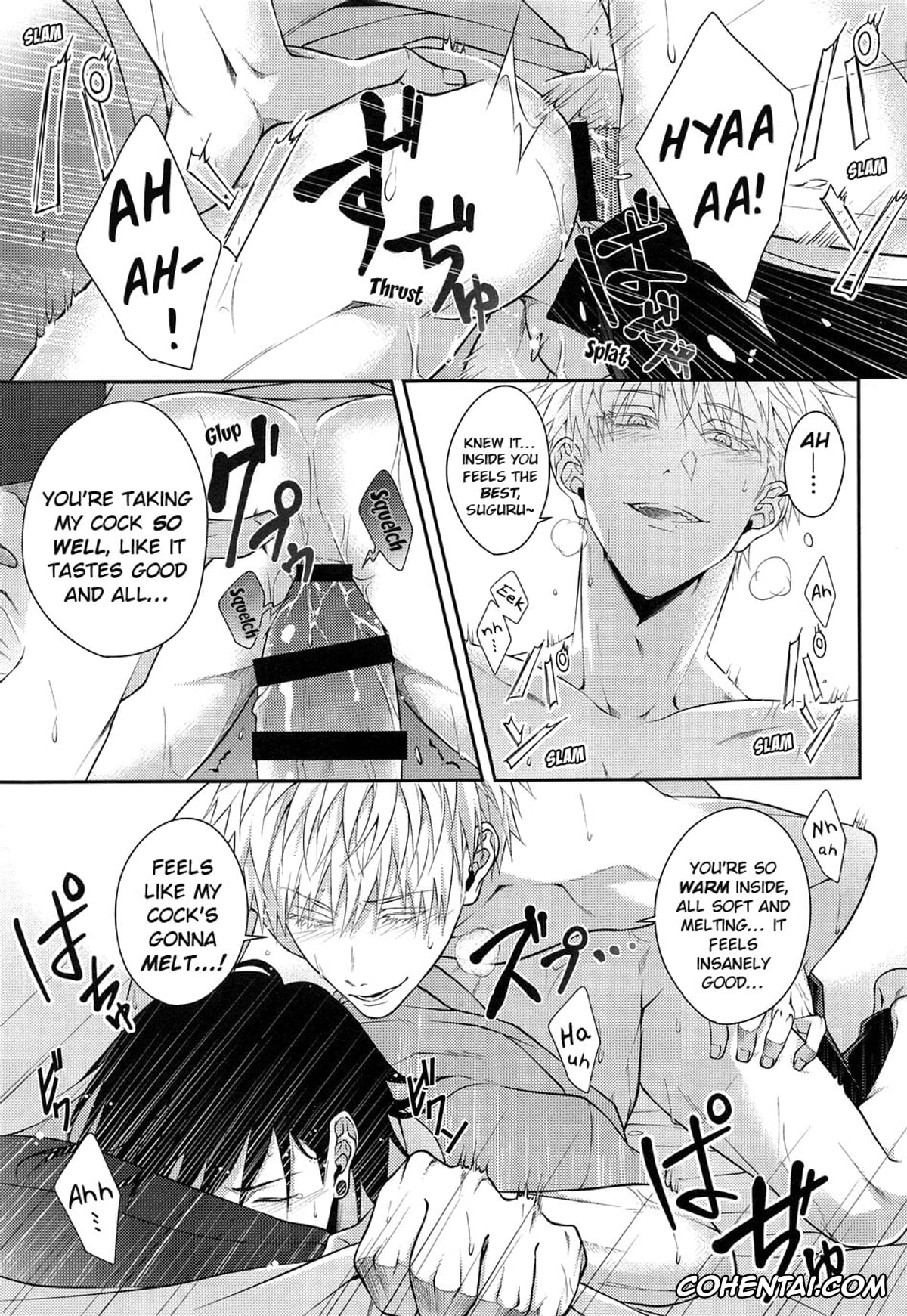Jujutsu Kaisen porno, Satoru Gojo porno, Suguru Geto porno, Koi no Saki ni wa Amai Wana (Jujutsu Kaisen), pagina 20