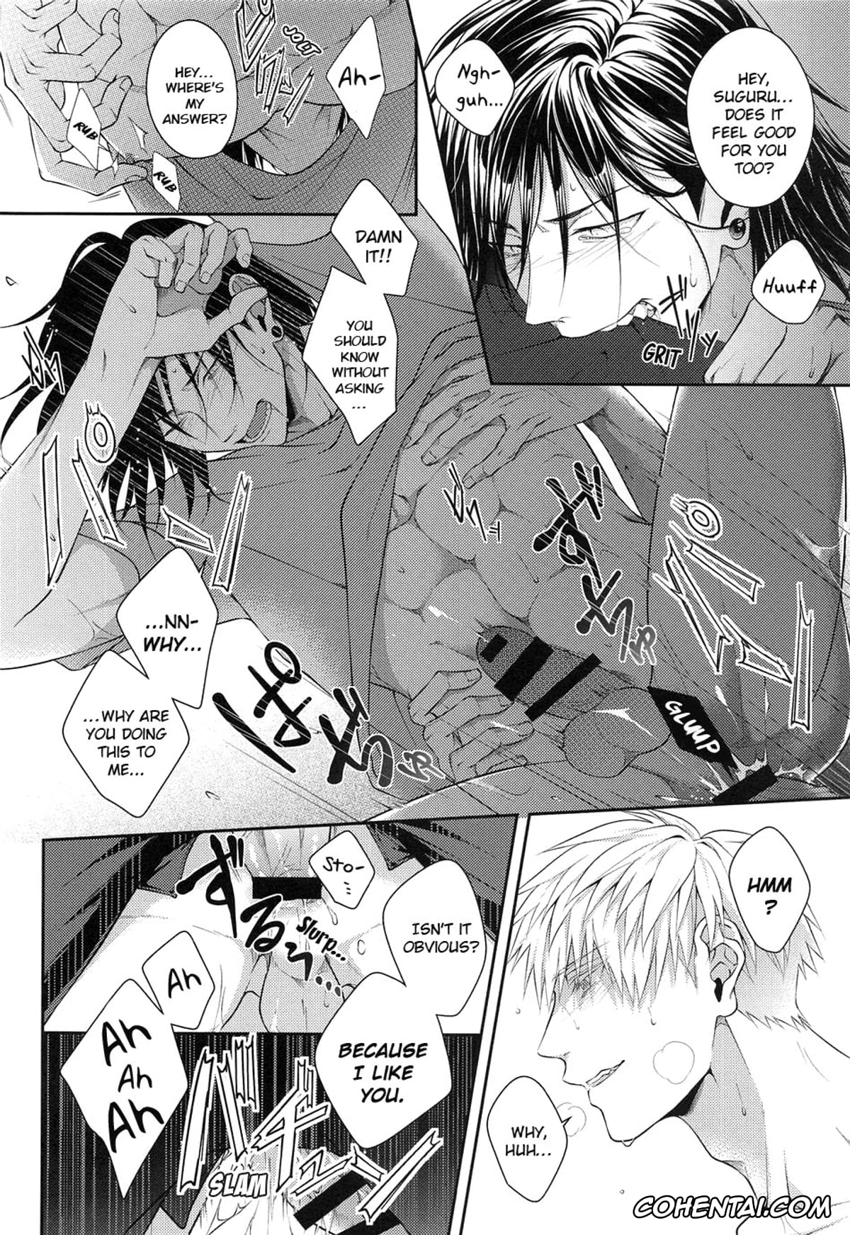 Jujutsu Kaisen hentai, Satoru Gojo hentai, Suguru Geto hentai, Koi no Saki ni wa Amai Wana (Jujutsu Kaisen), pagina 21