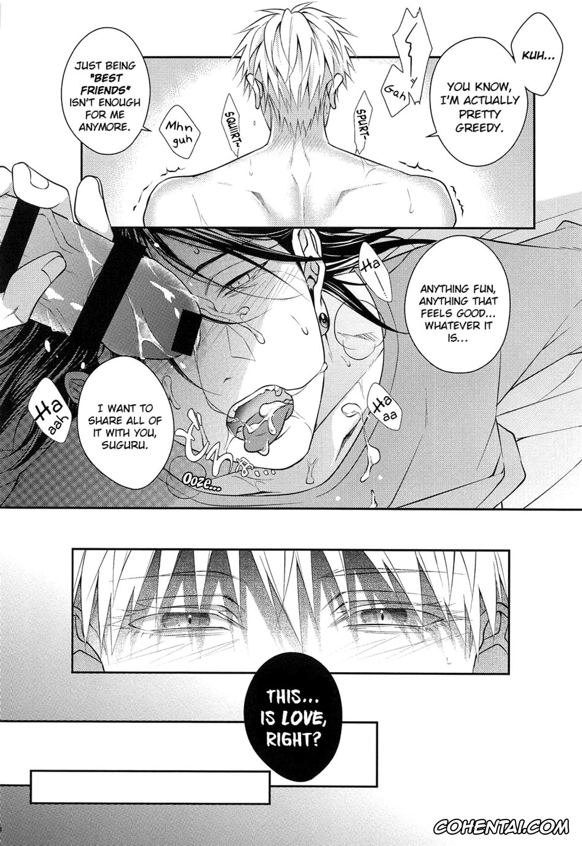 Jujutsu Kaisen porno, Satoru Gojo porno, Suguru Geto porno, Koi no Saki ni wa Amai Wana (Jujutsu Kaisen), pagina 23
