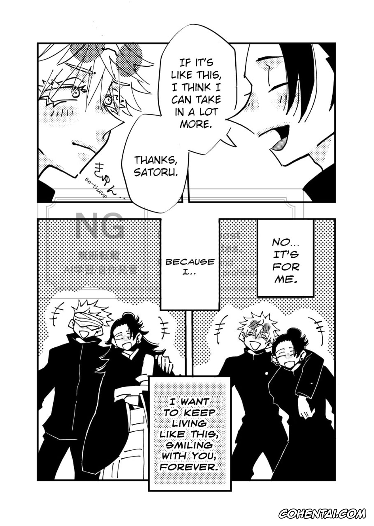 Jujutsu Kaisen porno, Satoru Gojo porno, Suguru Geto porno, A Story Where Gojo Somehow Ends Up Going Back to the Past, Tries His Absolute Best Through All the Chaos, and Ends Up Happy with Geto (Jujutsu Kaisen), pagina 20