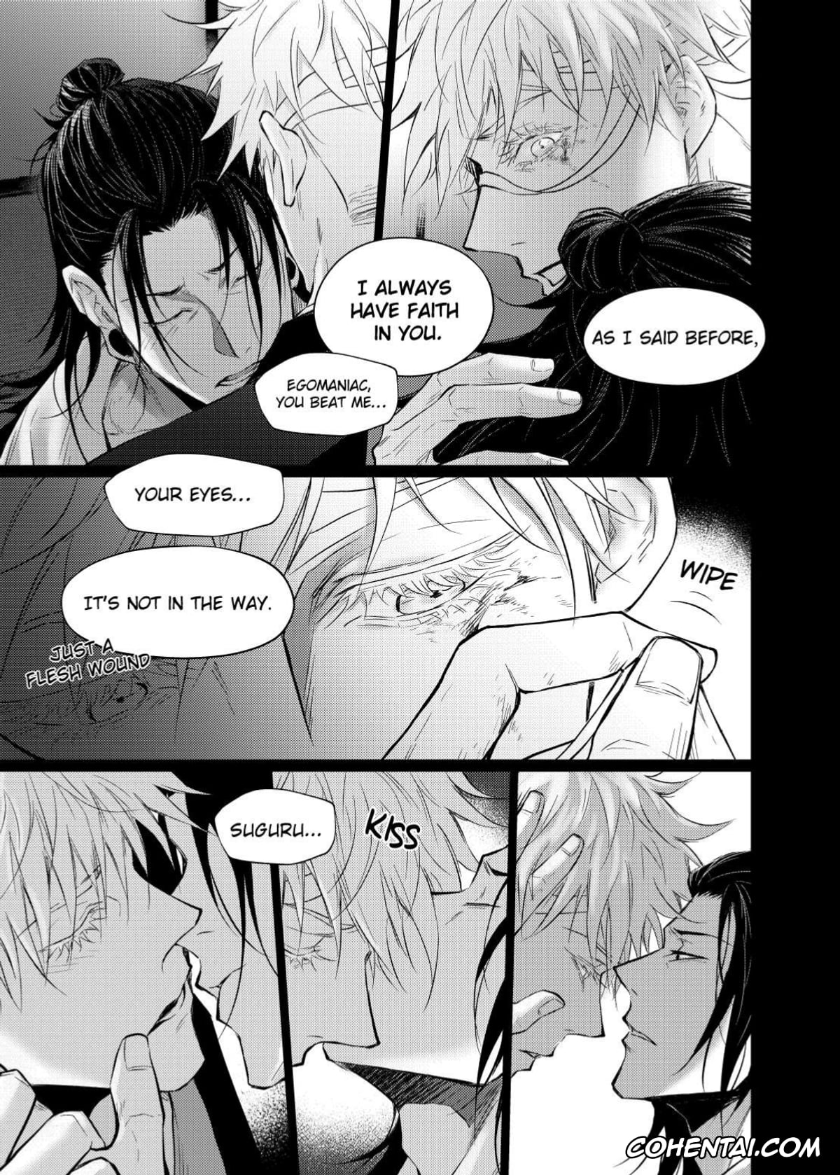 Jujutsu Kaisen porno, Satoru Gojo porno, Suguru Geto porno, Chains of Love (Jujutsu Kaisen), pagina 32