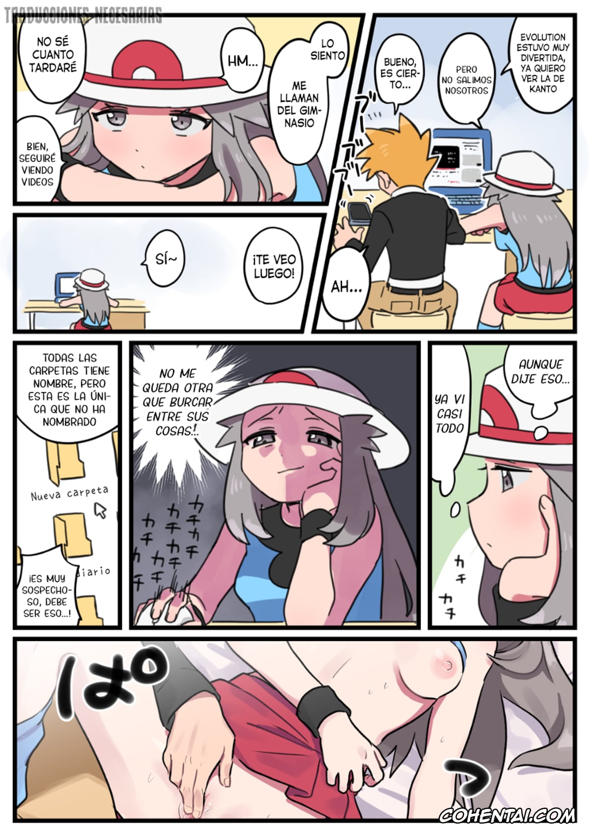 Pokemon | Pocket Monsters xxx, Gary Oak | Shigeru Okido xxx, Leaf xxx, Onabare Shichatta Leaf-chan ga Green ni Oshioki Sareru Manga (Pokémon), pagina 1