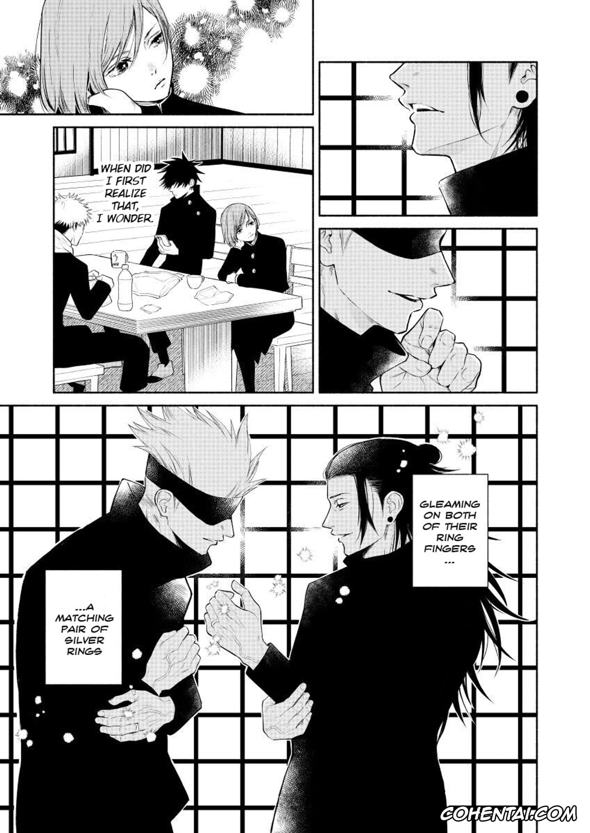 Jujutsu Kaisen hentai, Satoru Gojo hentai, Suguru Geto hentai, I’ll Love You Even At The End of The World (Jujutsu Kaisen), pagina 3