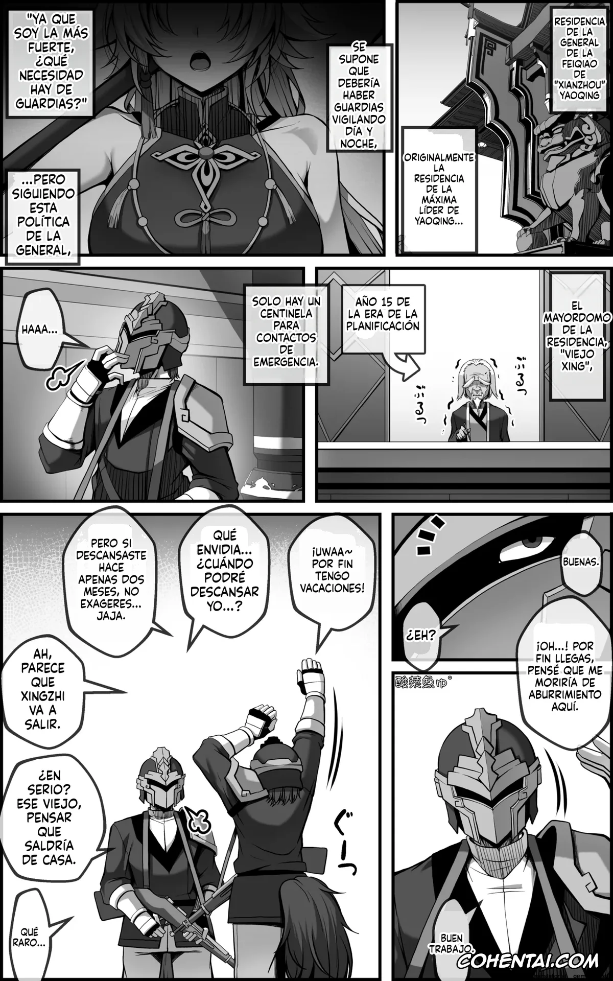 Honkai: Star Rail hentai, Feixiao hentai, Tengeki Shougun Kaihatsu Nikki, pagina 3