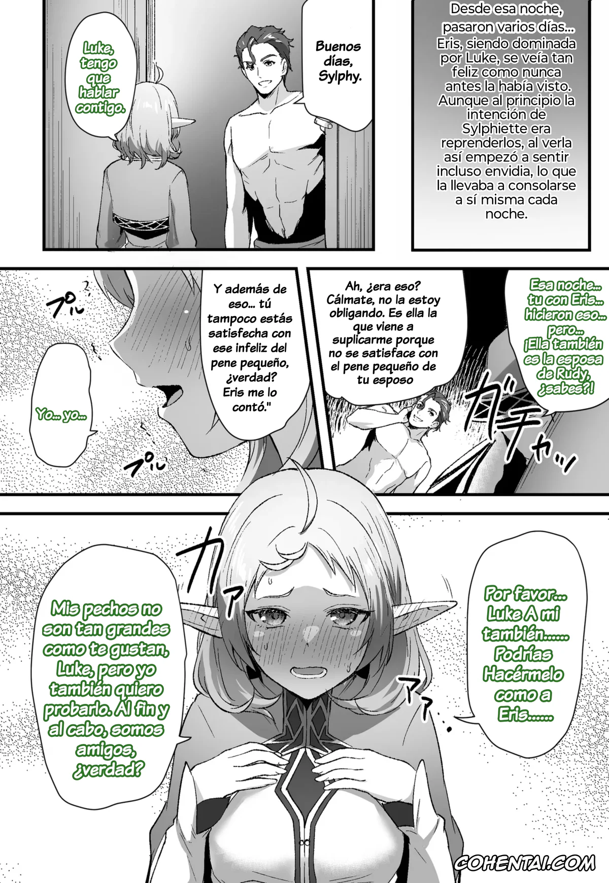 Mushoku Tensei ~Isekai Ittara Honki Dasu~ porno, Luke Notos Greyrat porno, Sylphiette porno, Mushoku Tensei – Ruta IF – Arco del Reino de Asura – Sylphiette, pagina 5