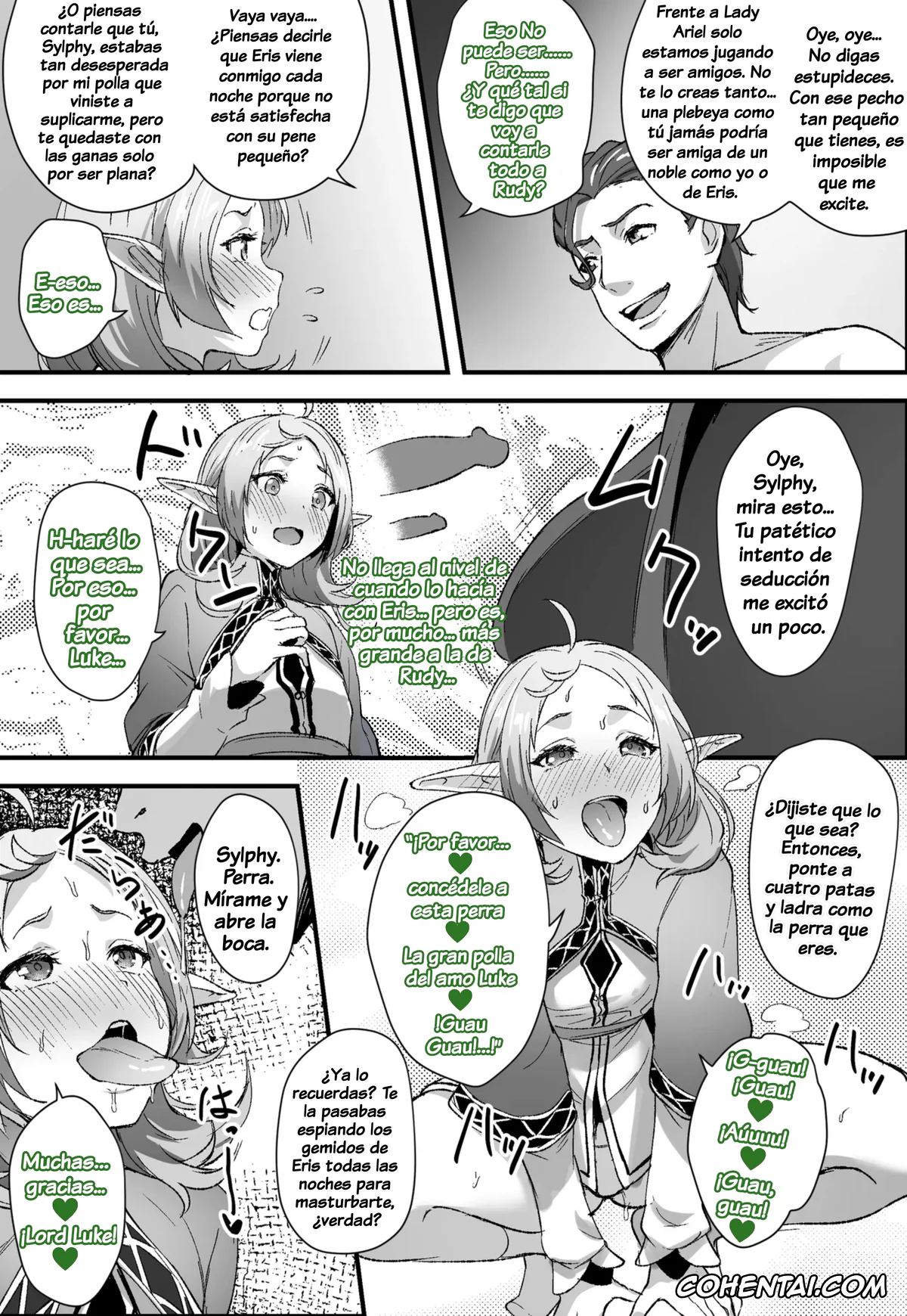 Mushoku Tensei ~Isekai Ittara Honki Dasu~ xxx, Luke Notos Greyrat xxx, Sylphiette xxx, Mushoku Tensei – Ruta IF – Arco del Reino de Asura – Sylphiette, pagina 7