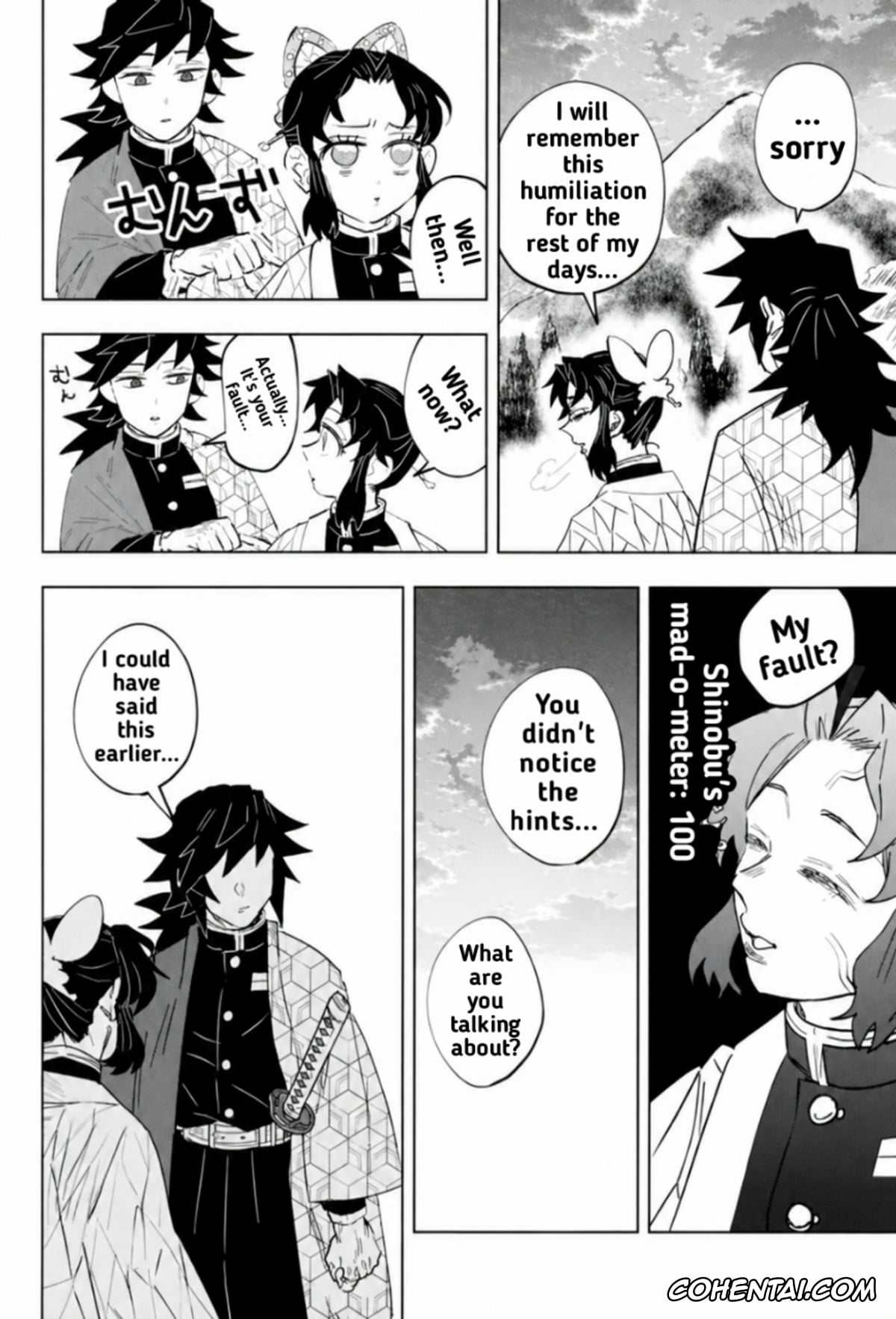 Kimetsu No Yaiba | Demon Slayer xxx, Giyuu Tomioka xxx, Shinobu Kochou xxx, Fuchsia Petals – Giyushino (Kimetsu no Yaiba), pagina 13