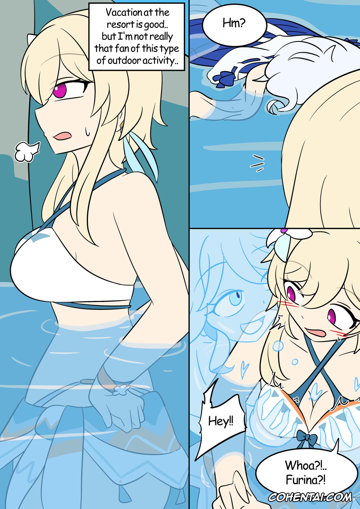 Genshin Impact xxx, Alhaitham xxx, Focalors | Lady Furina xxx, Kaveh xxx, Lumine xxx, Nahida xxx, Neuvillette xxx, Wanderer xxx, Oshi no Skin (Genshin Impact), pagina 10