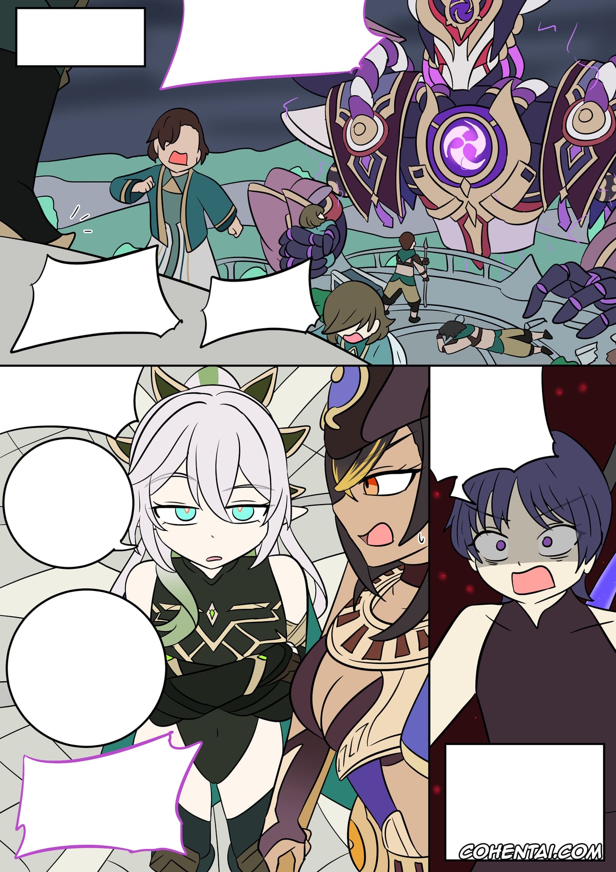 Genshin Impact xxx, Alhaitham xxx, Focalors | Lady Furina xxx, Kaveh xxx, Lumine xxx, Nahida xxx, Neuvillette xxx, Wanderer xxx, Oshi no Skin (Genshin Impact), pagina 49