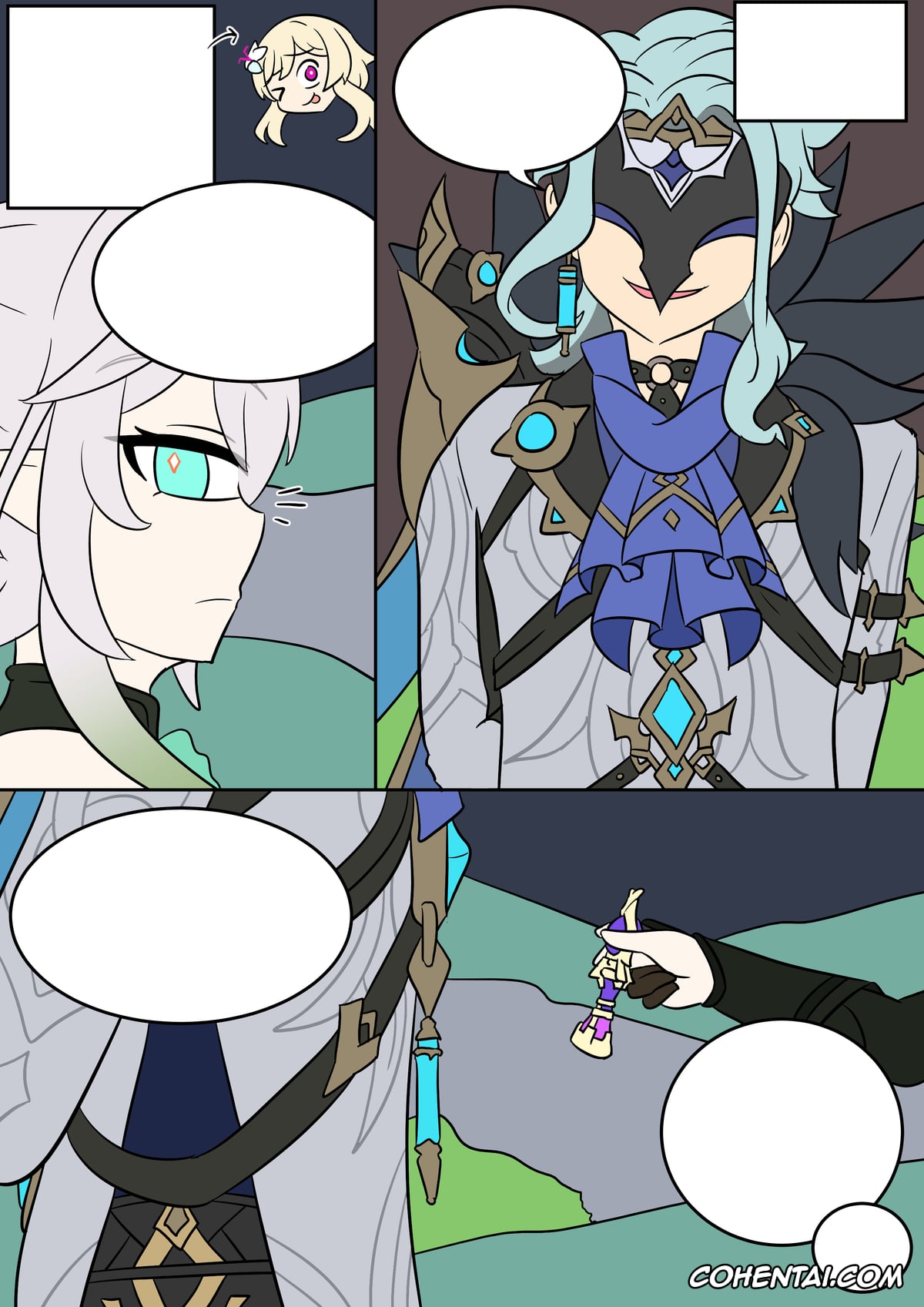 Genshin Impact xxx, Alhaitham xxx, Focalors | Lady Furina xxx, Kaveh xxx, Lumine xxx, Nahida xxx, Neuvillette xxx, Wanderer xxx, Oshi no Skin (Genshin Impact), pagina 52