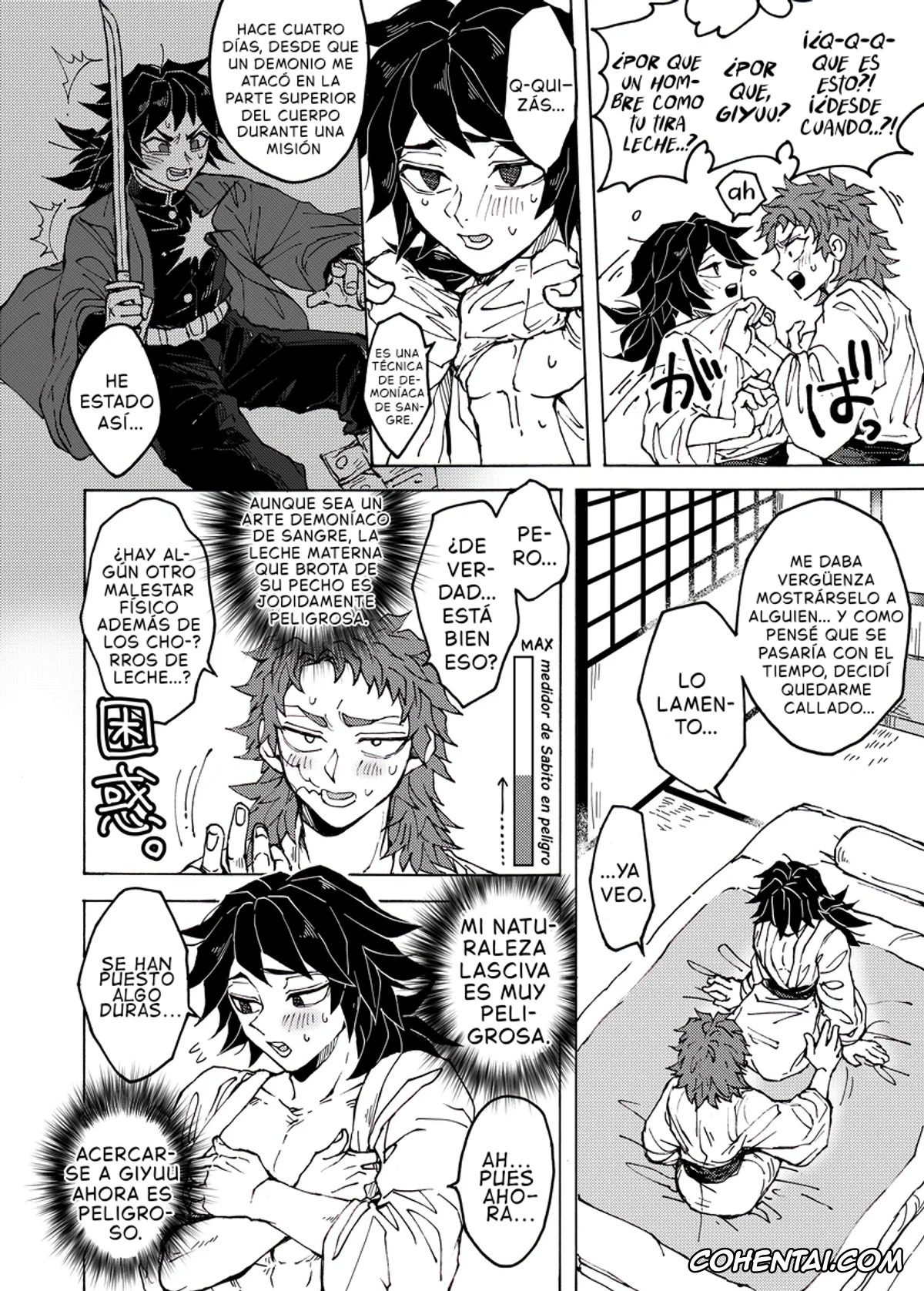 Kimetsu No Yaiba | Demon Slayer xxx, Giyuu Tomioka xxx, Sabito xxx, Shinyuu no ×× o shiboru koto ni narimashite (Kimetsu no Yaiba), pagina 7