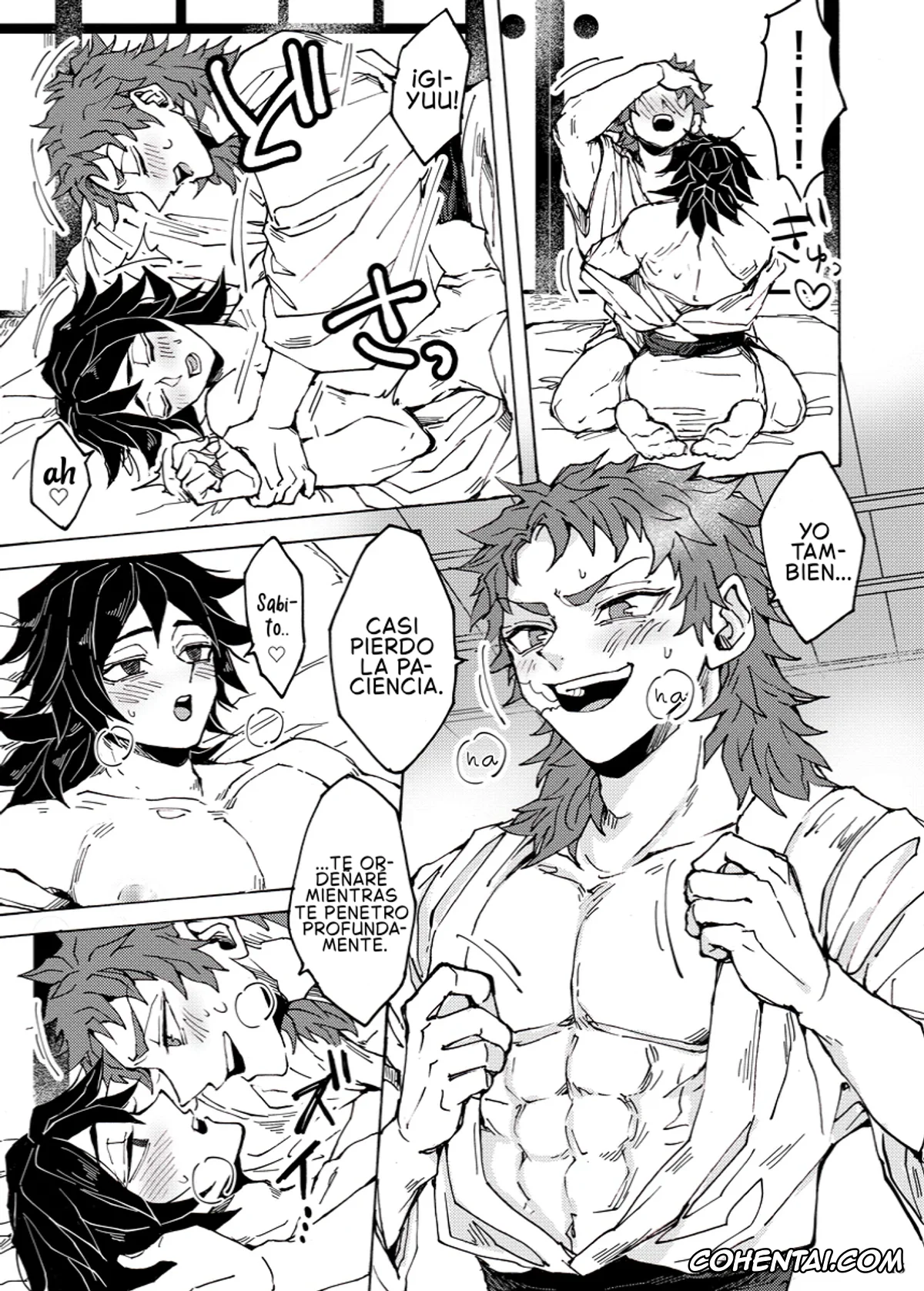 Kimetsu No Yaiba | Demon Slayer hentai, Giyuu Tomioka hentai, Sabito hentai, Shinyuu no ×× o shiboru koto ni narimashite (Kimetsu no Yaiba), pagina 12