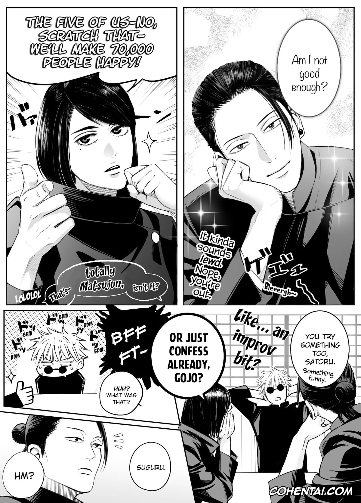 Jujutsu Kaisen porno, Satoru Gojo porno, Suguru Geto porno, Jujutsu Log 3 (Jujutsu Kaisen), pagina 2