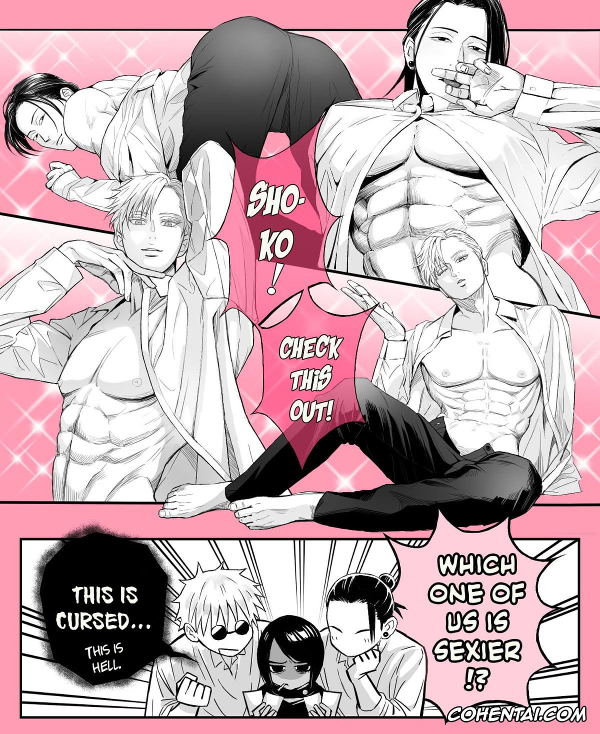 Jujutsu Kaisen hentai, Satoru Gojo hentai, Suguru Geto hentai, Jujutsu Log 3 (Jujutsu Kaisen), pagina 12