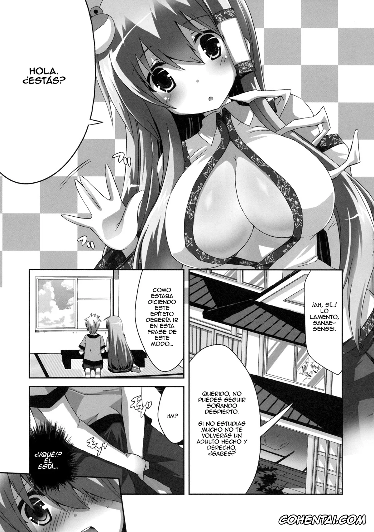 Touhou Project porno, Sanae Kochiya porno, Kinoko no Sasoi 6 (Touhou Project), pagina 2