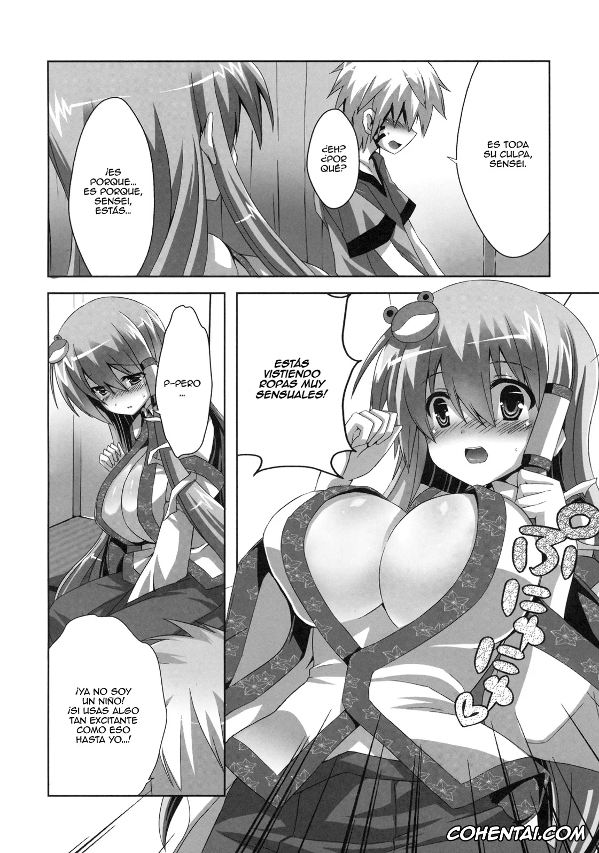 Touhou Project hentai, Sanae Kochiya hentai, Kinoko no Sasoi 6 (Touhou Project), pagina 3
