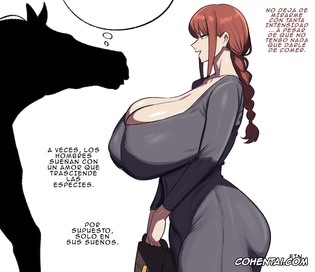 Chainsaw Man porno, Makima porno, MAKIMA x HORSE IMPREGNATION (Chainsaw Man), pagina 26