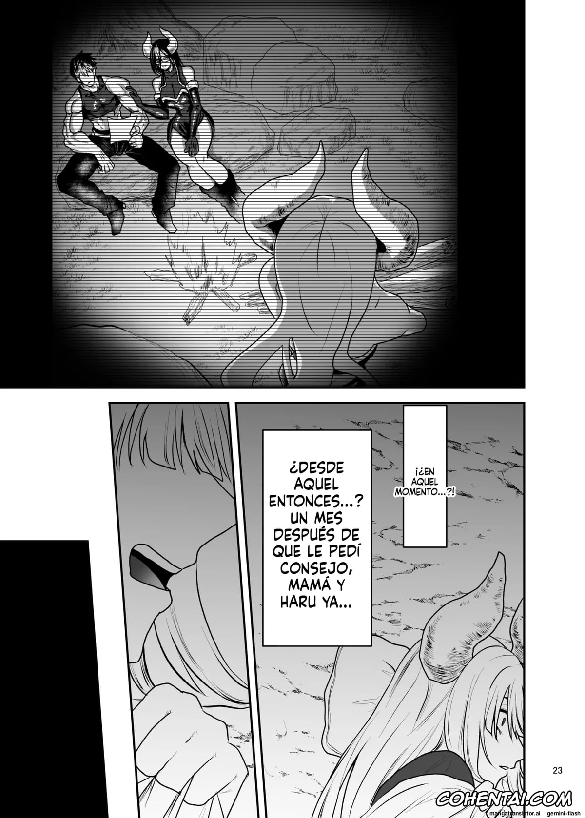 Original hentai, Suki na Otoko o Mama ni Torareta Onna, pagina 24