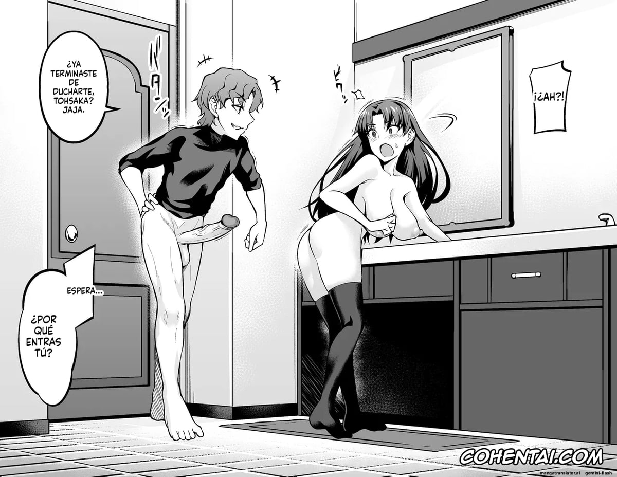Fate/stay night porno, Original porno, Rin Tosaka porno, Sakura Matou porno, Shinji Matou porno, Shinji Decensored Collection 1, pagina 20