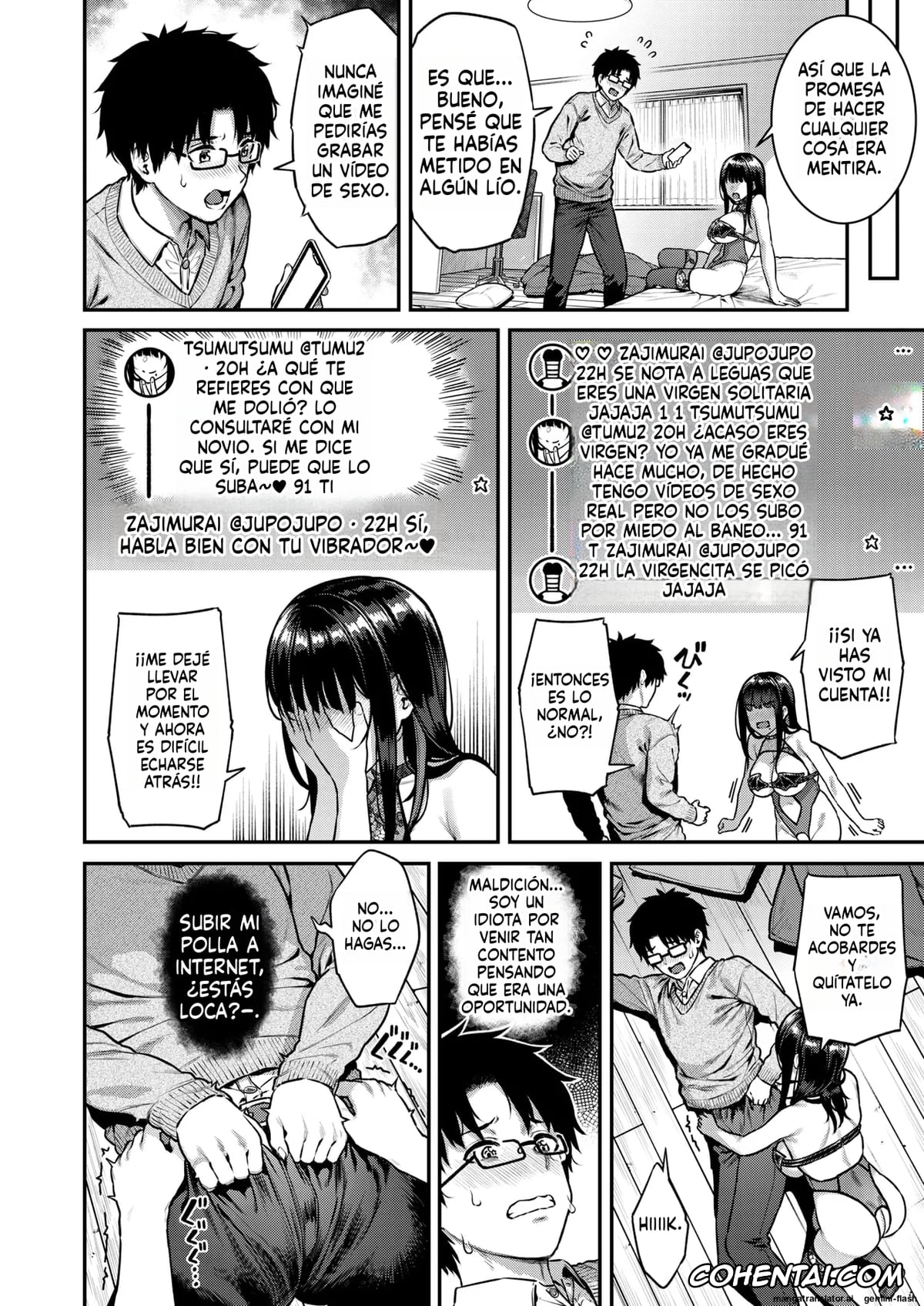 Revistas porno, COMIC Shitsurakuten porno, Uraaka JK wa Mieppari (COMIC Shitsurakuten 2026-02), pagina 5