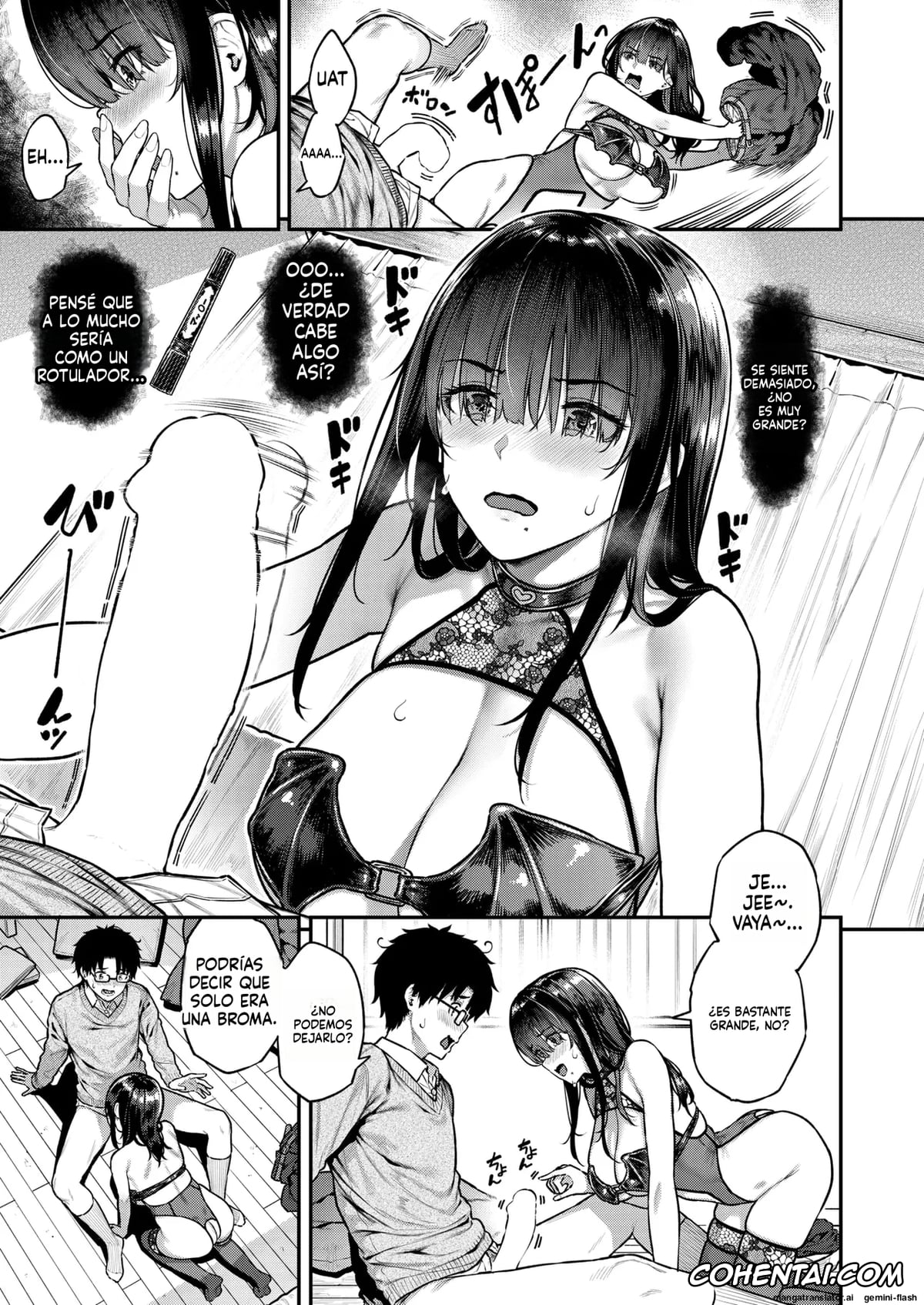 Revistas hentai, COMIC Shitsurakuten hentai, Uraaka JK wa Mieppari (COMIC Shitsurakuten 2026-02), pagina 6