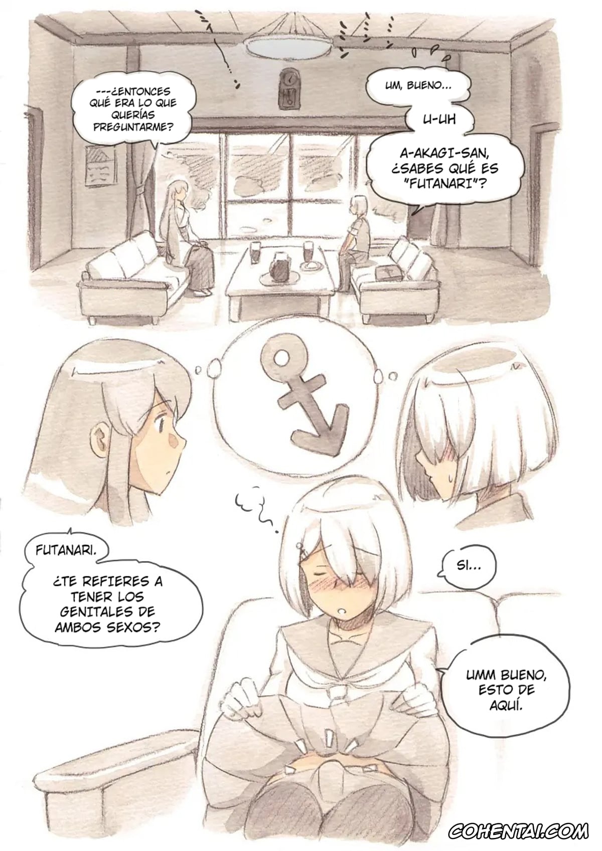 Kantai Collection -KanColle- xxx, Akagi xxx, Hamakaze xxx, Kaga xxx, Futanari Doutei LESSON” no Oshirase (Kantai Collection -KanColle-), pagina 4