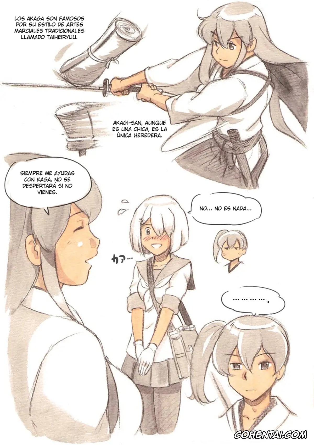 Kantai Collection -KanColle- xxx, Akagi xxx, Hamakaze xxx, Kaga xxx, Futanari Doutei LESSON” no Oshirase (Kantai Collection -KanColle-), pagina 46
