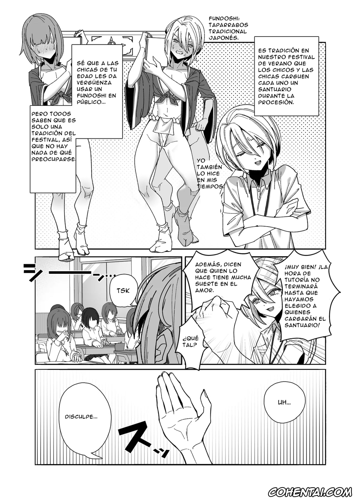Original porno, Les Musume ~Fundoshi Suri Ai~, pagina 5