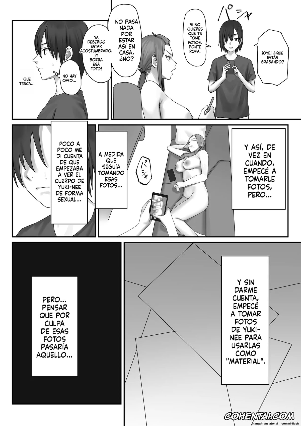 Original hentai, Boku dake no Yuki Ane, pagina 3