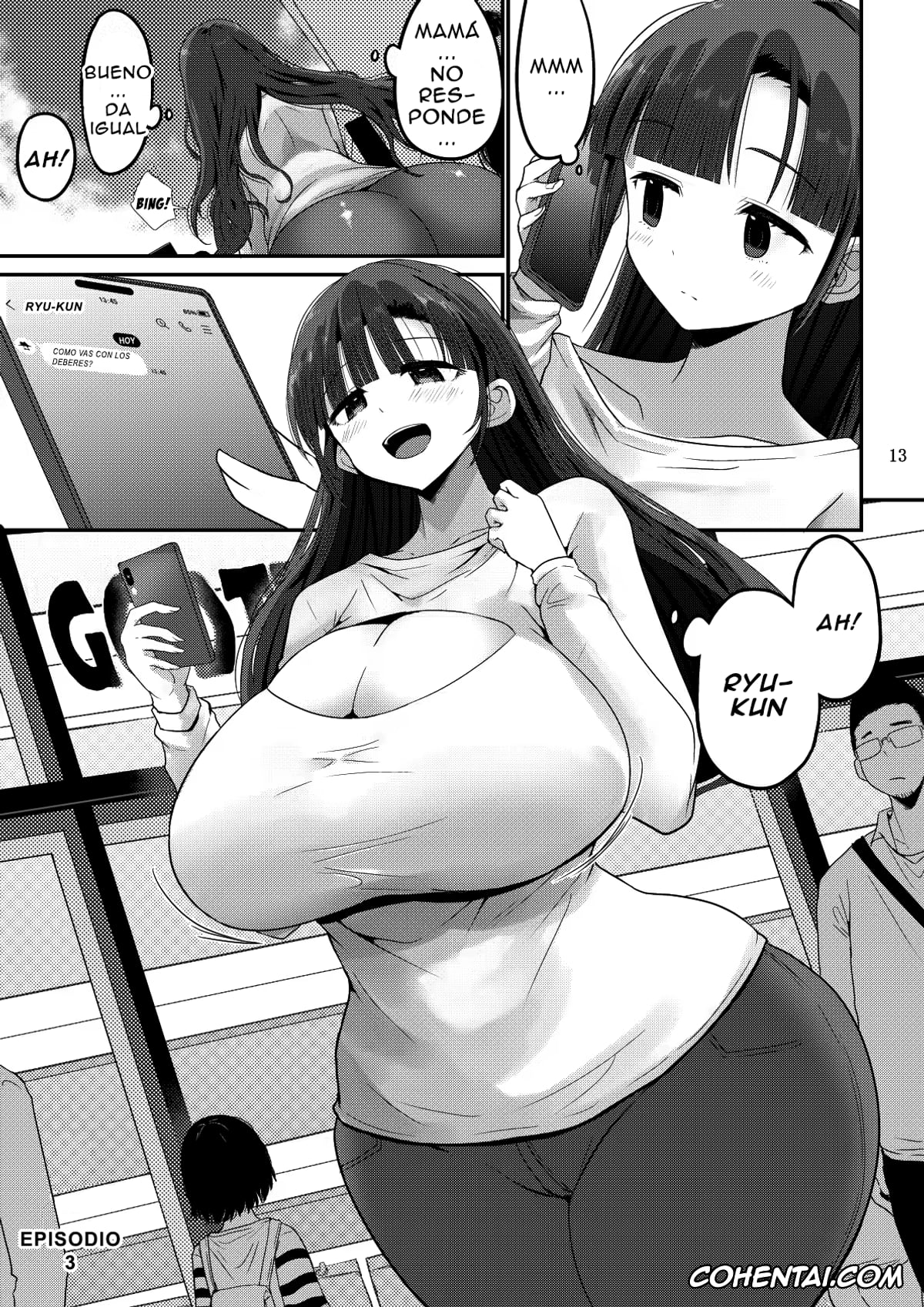Original porno, Yokkyuu Fuman ga Tamatte Hoka no Otoko no Chinpo Case ni Natteshimatta Oku-san -Musume Hen-, pagina 14