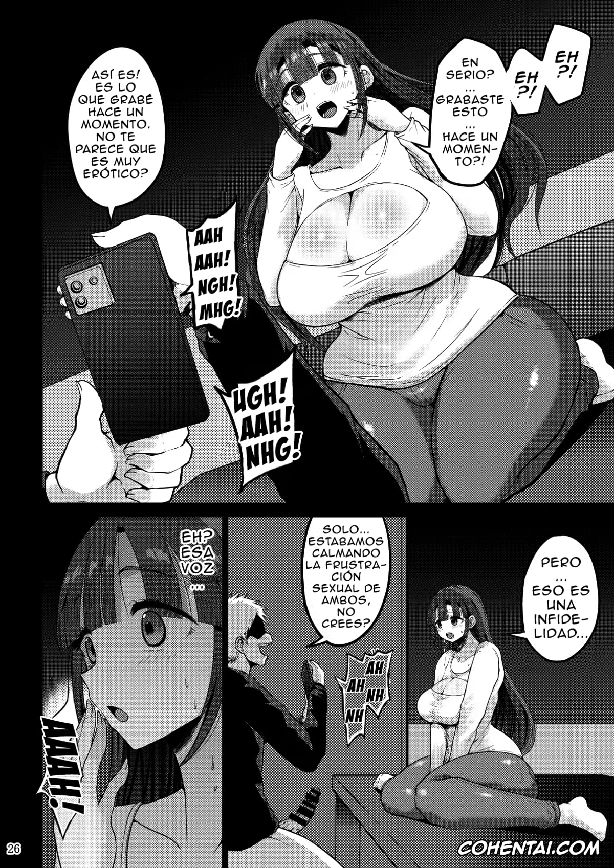 Original hentai, Yokkyuu Fuman ga Tamatte Hoka no Otoko no Chinpo Case ni Natteshimatta Oku-san -Musume Hen-, pagina 27